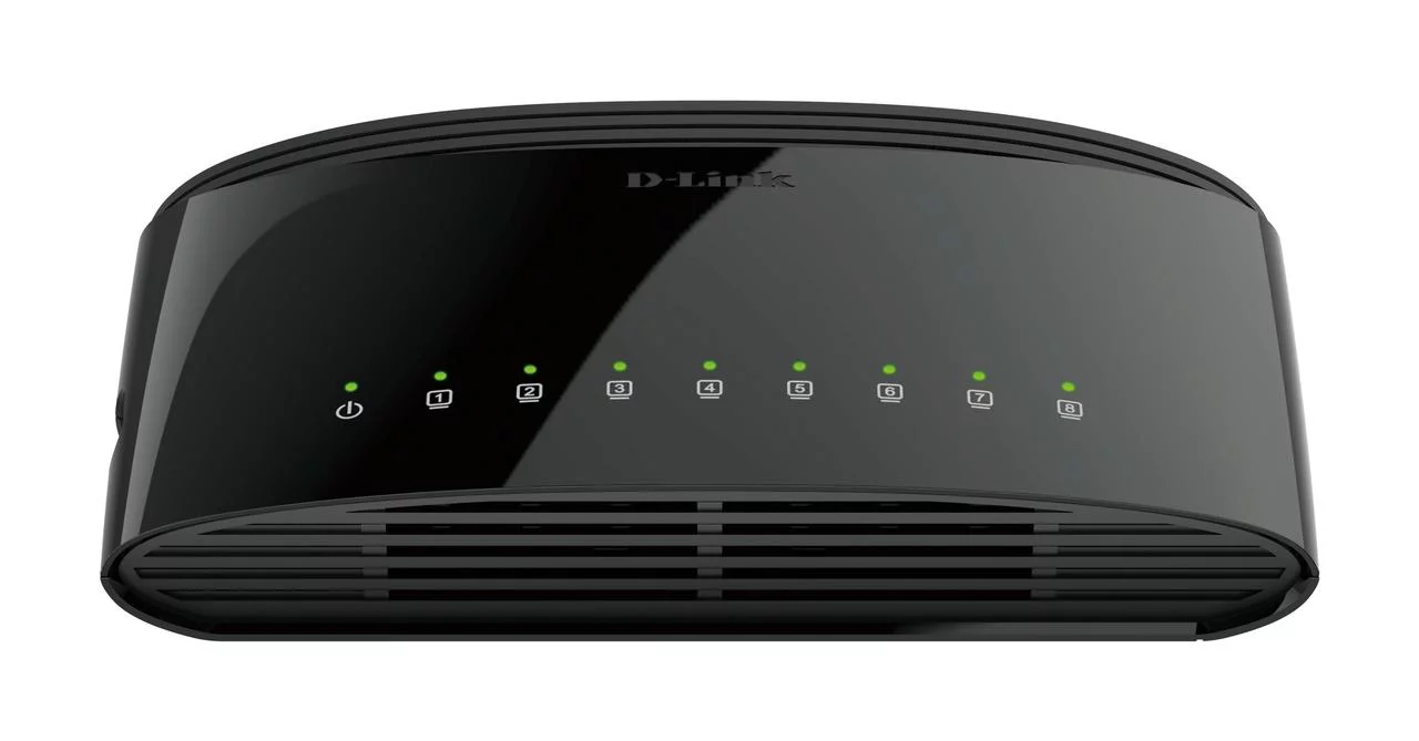 D-Link 8-Port Gigabit Home Desktop Switch, Conserves Energy, Easy Plug-and-Play Installation (DGS-1008G)
