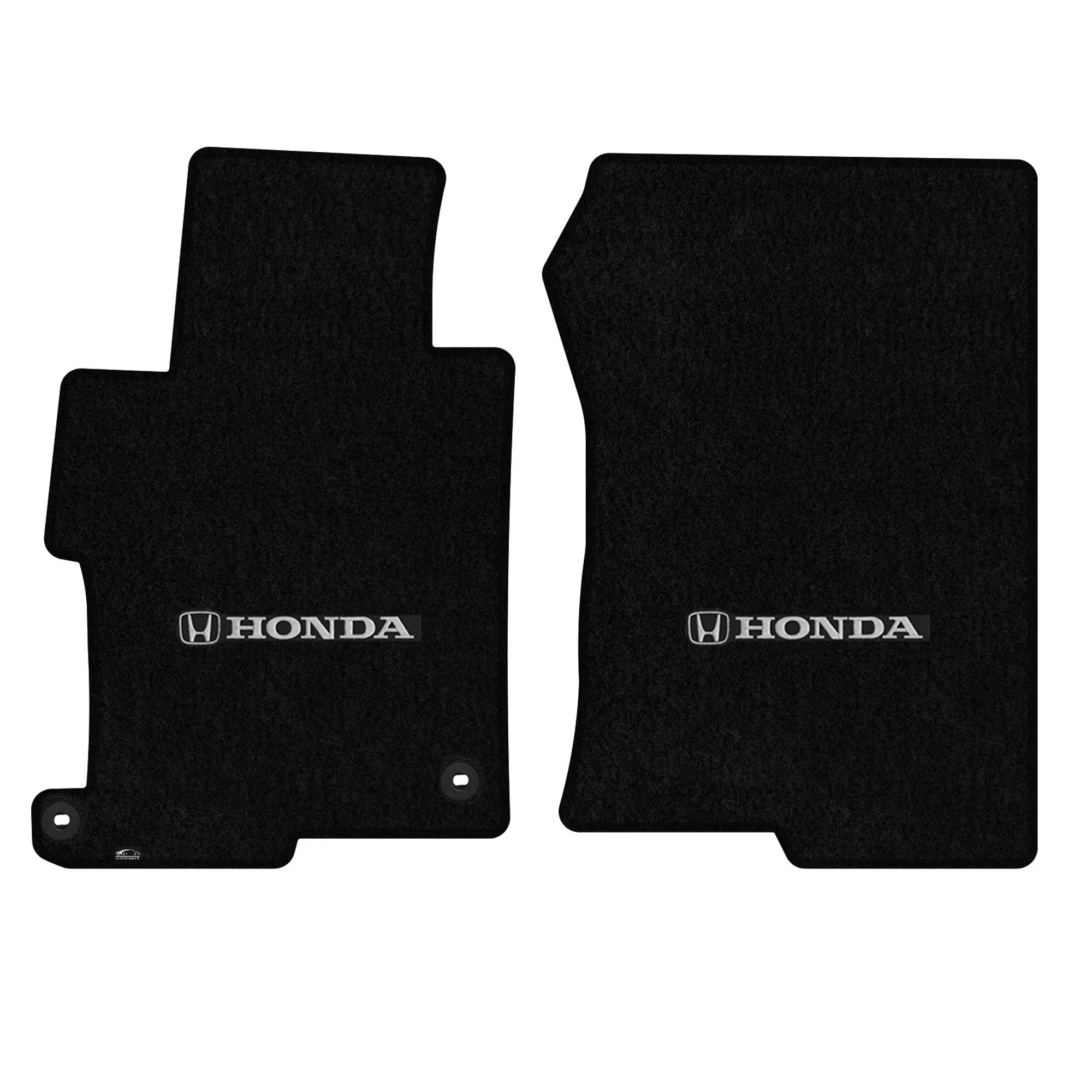 Lloyd Mats Custom Fit Floor Mats for Honda Accord LogoMat Sedan 2013-2017 2PC Set Black