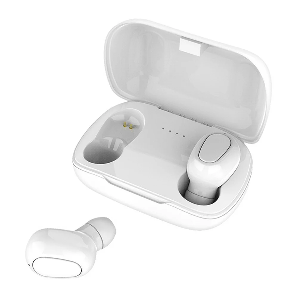 Willstar L21 Bluetooth 5.0 Headset TWS Wireless Earphones Stereo Earbuds with Charging Box