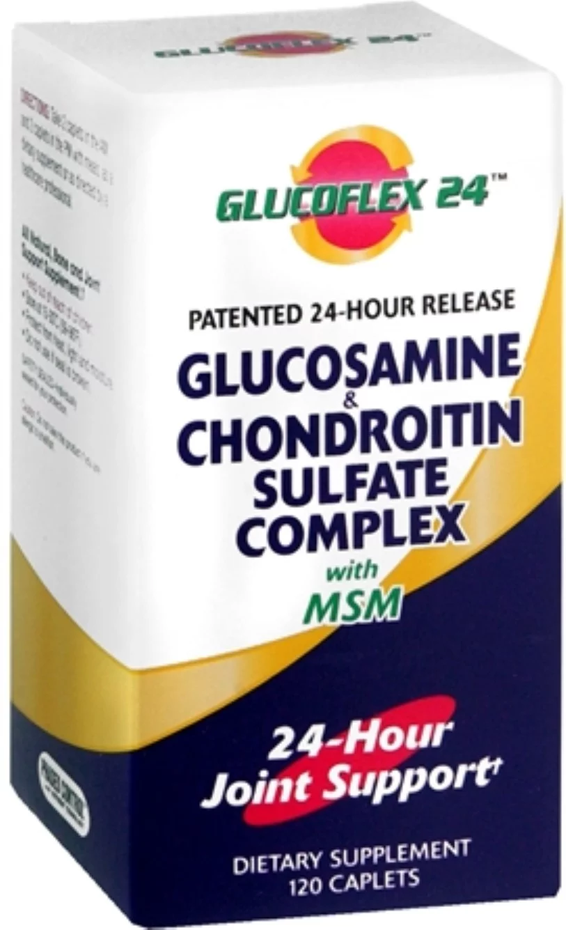 Glucoflex 24 Glucosamine and Chondroitin Sulfate Complex With MSM Caplets 120 Caplets
