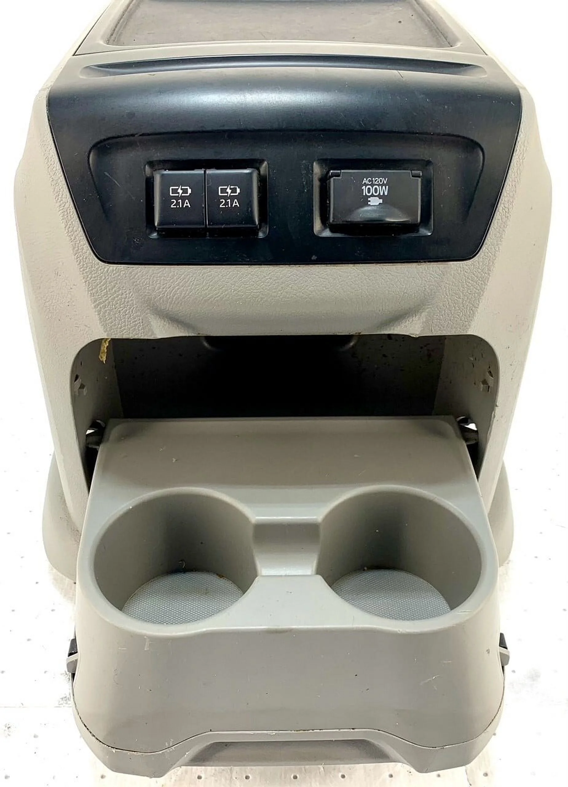 Pre-Owned 2011-2020 Toyota Sienna Center Floor Console Fixed Gray OEM (Good)