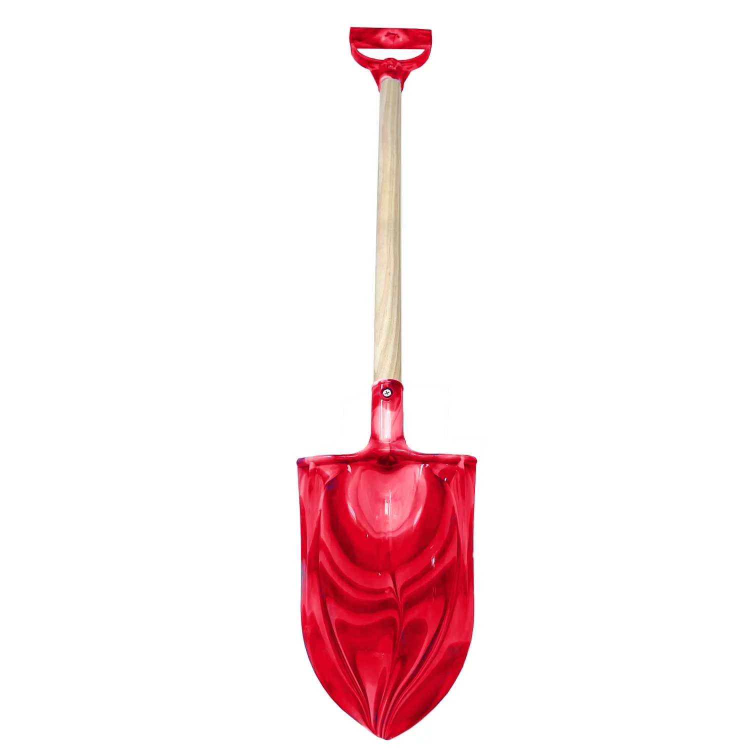 3 Pack Kids' Beach Toy Sand Shovel with Plastic Spade & Wood Handle for Ages 3-5, Assorted Colors Gift Set