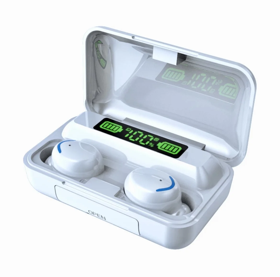 TWS Bluetooth Wireless Earbuds- Touch Control, Fast Connect, Stereo Sound, Power Bank
