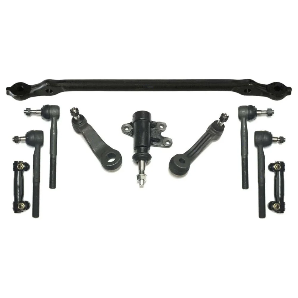 10-pc Steering Kit For 1993-2000 Chevrolet GMC Center Link Tie Rod Ends