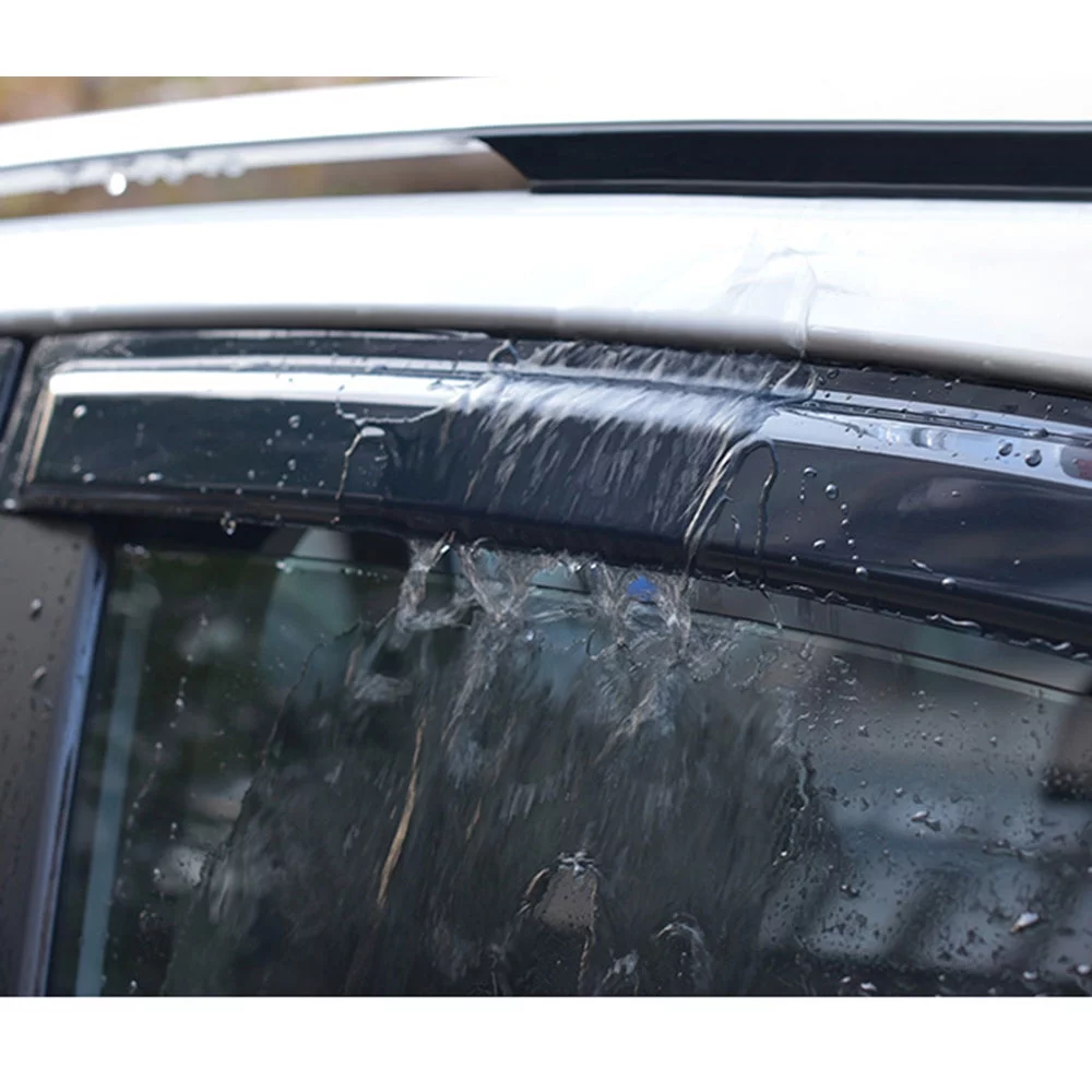 For 2012 13 14 15 2016 Chevy Sonic Sedan Smoke Tint Window Visor Wind/Rain Deflector 4pc