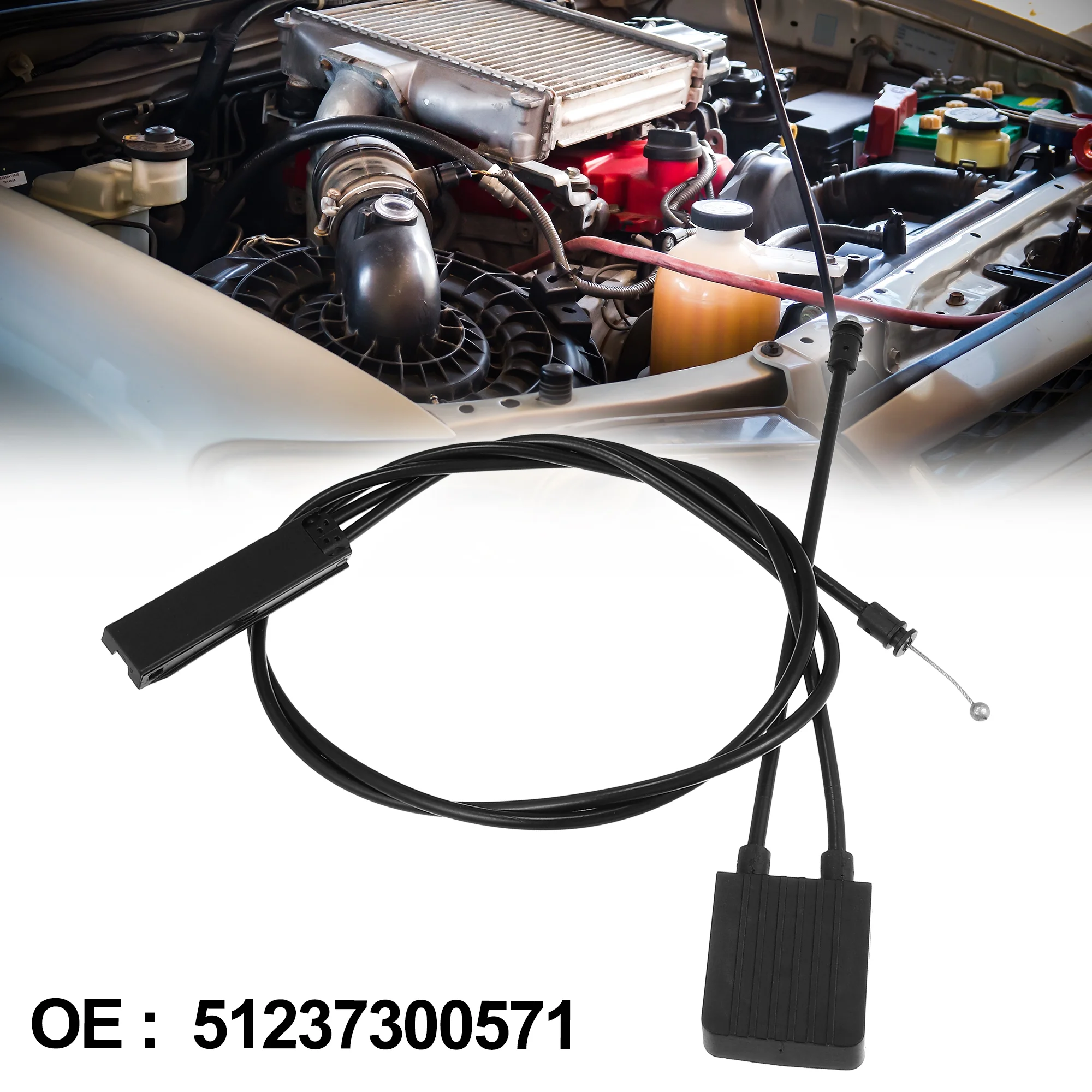 51237300571 Car Hood Bonnet Release Cable Replacement for BMW for Mini Cooper F55 F56 F57 F60 2013-2017