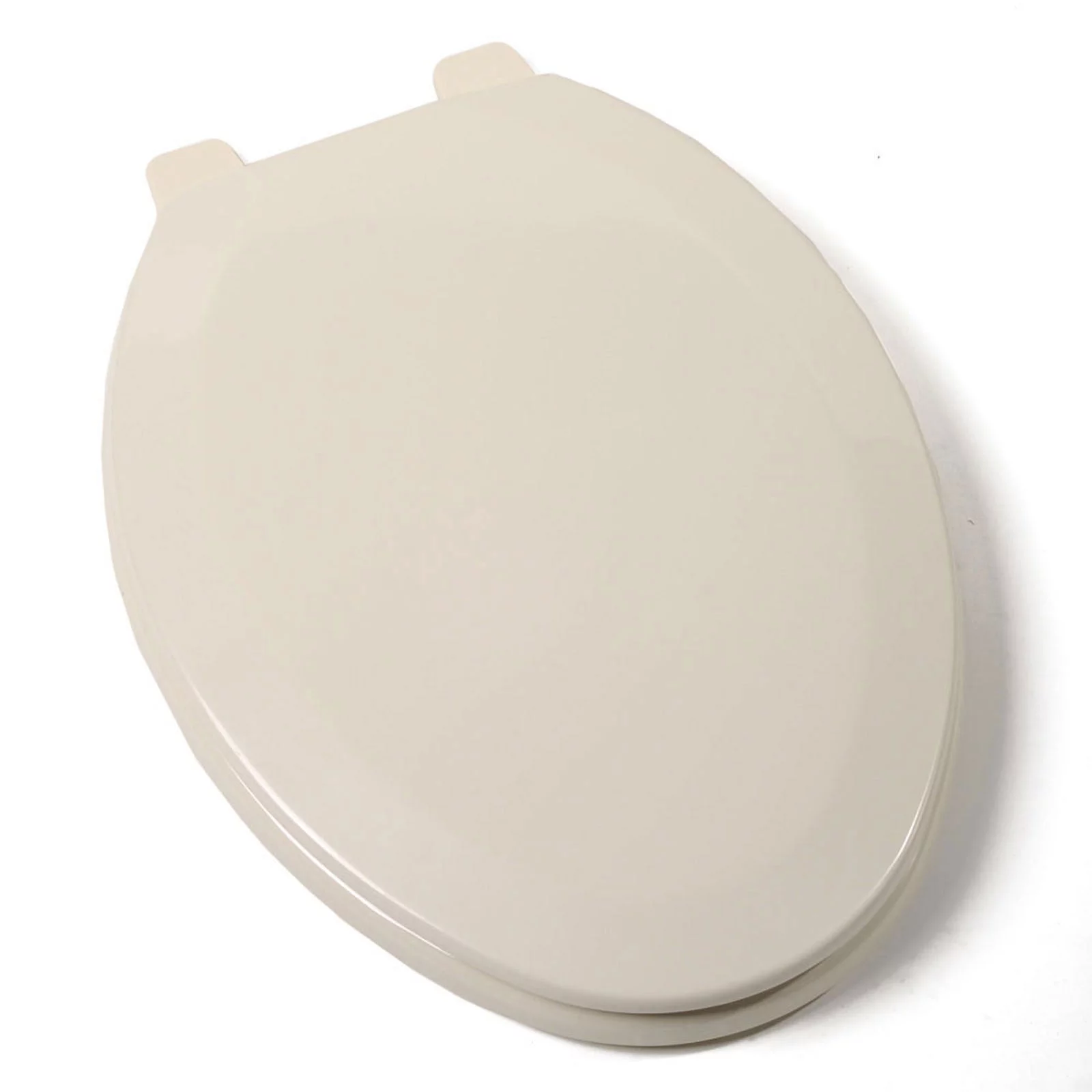 BathDecor Bone Deluxe Molded Wood Elongated Toilet Seat with Adjustable Hinge