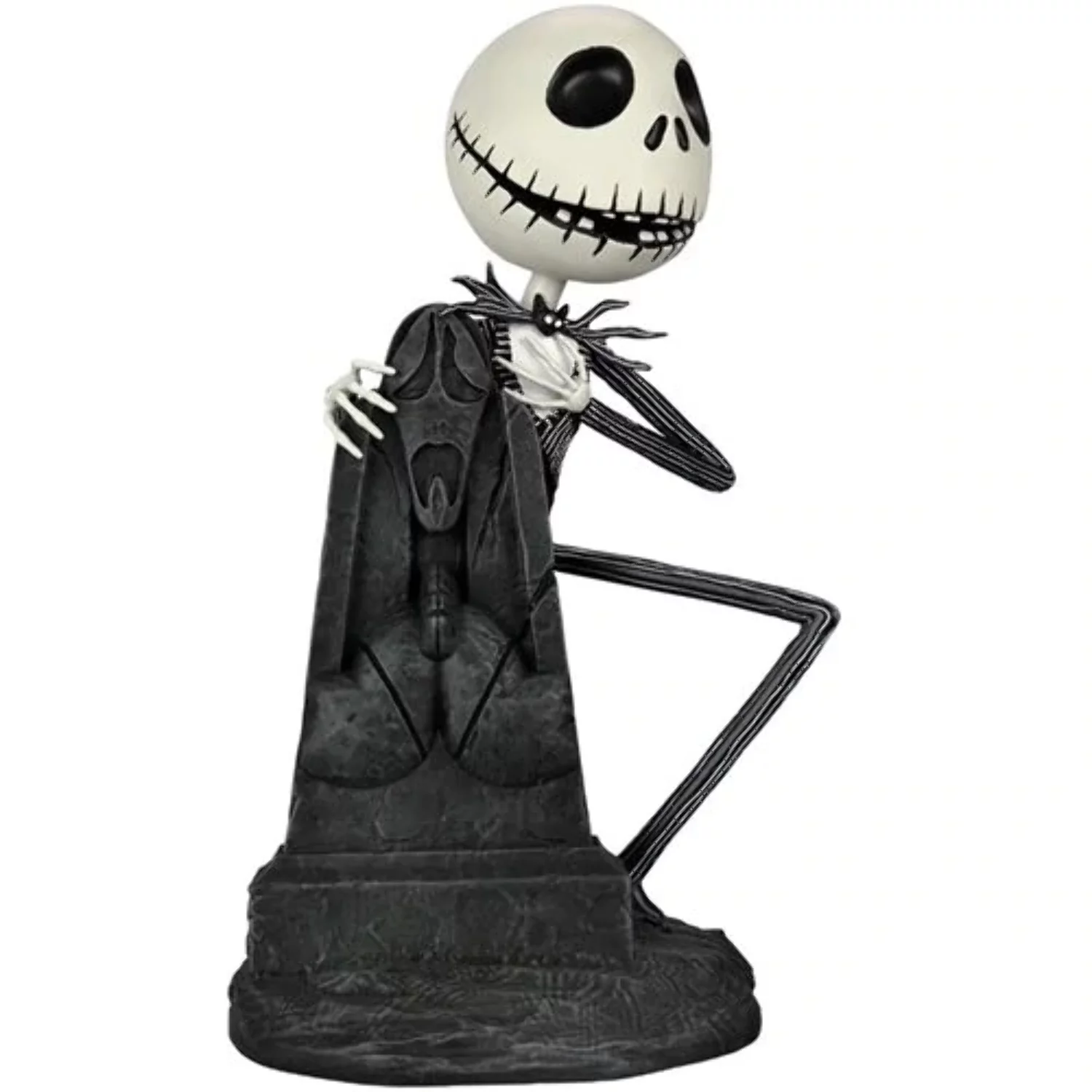 Nightmare Before Christmas Graveyard Jack Skellington Head Knocker Bobble Head