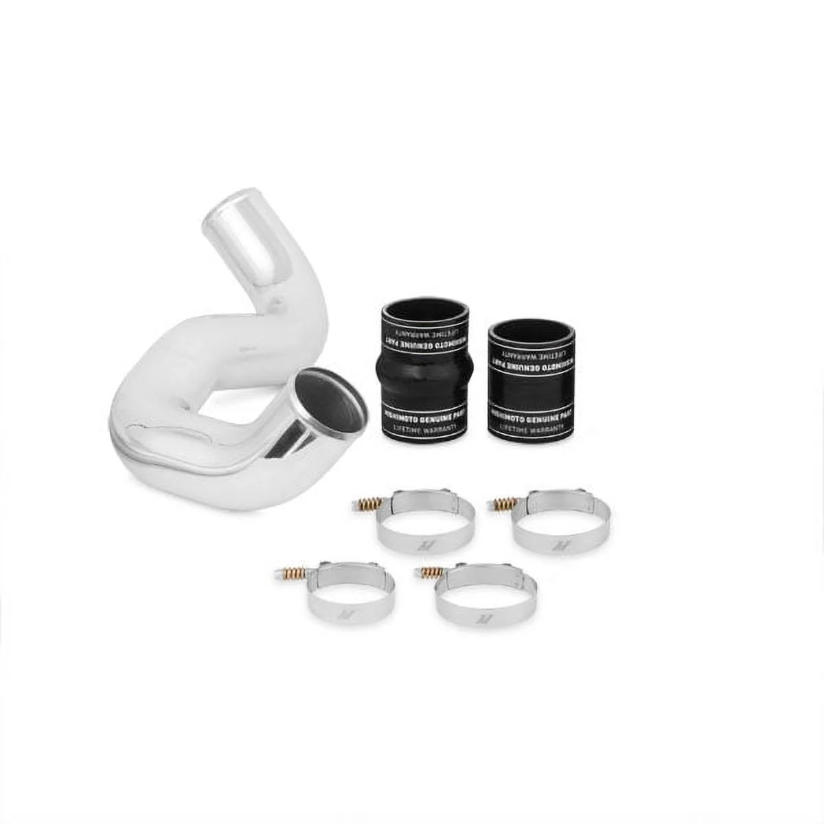 Mishimoto MMICP-F2D-03CBK Intercooler Pipe Kit Compatible With Ford 6.0 Powerstroke 2003-2007 Black