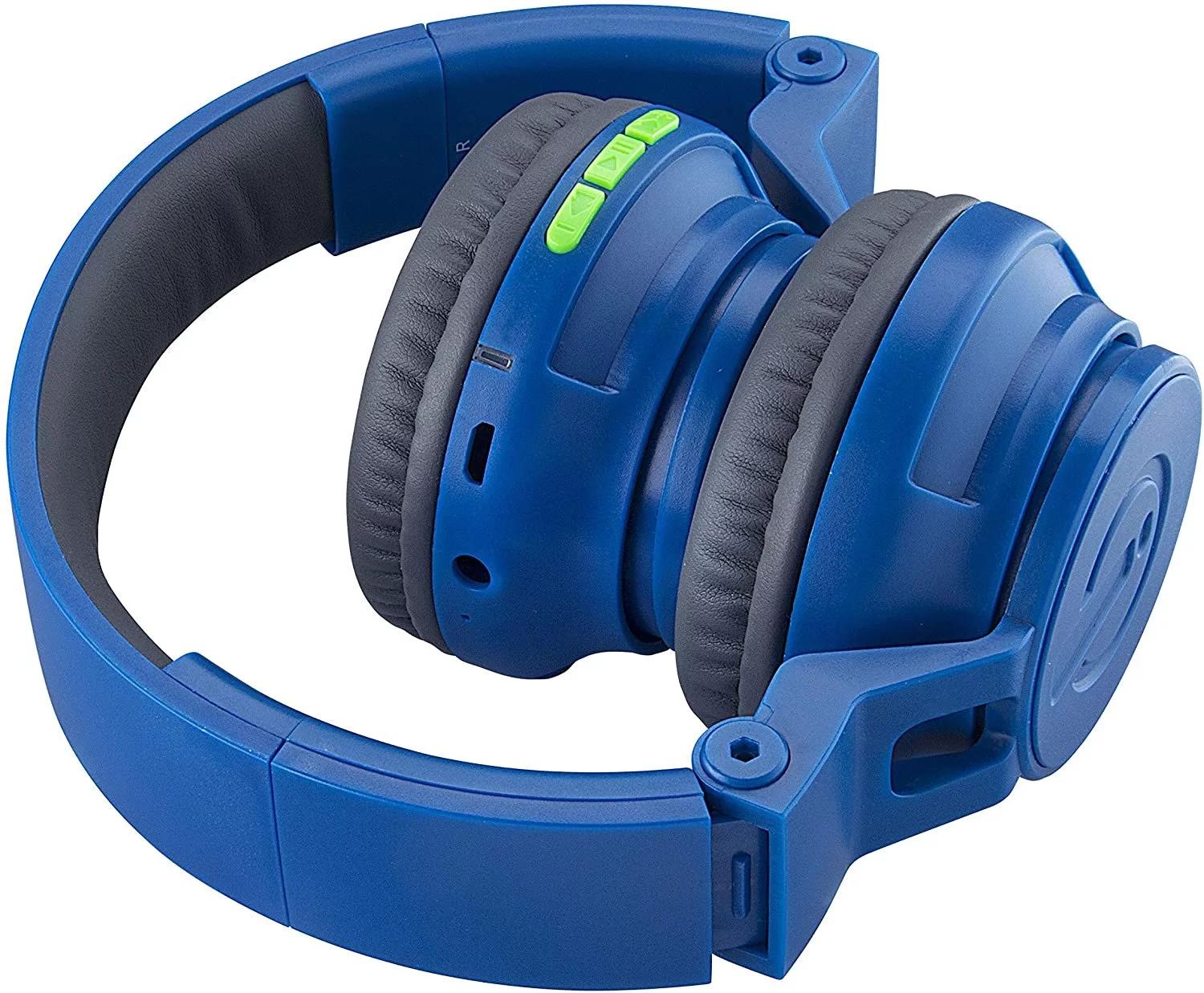 eKids Children's Bluetooth Noise-Canceling Over-Ear Headphones, Blue, eK-B50B.EXv0