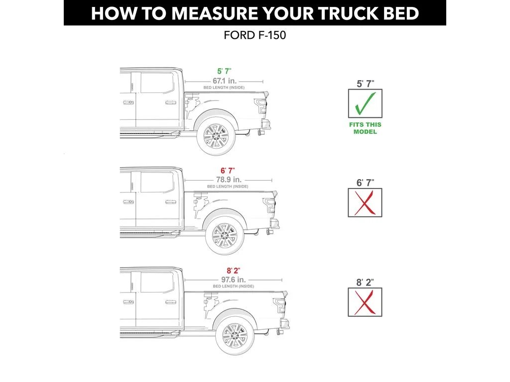BAK by RealTruck BAKFlip MX4 Hard Folding Truck Bed Tonneau Cover | 448329 | Compatible with 2015 - 2020 Ford F-150 5' 7