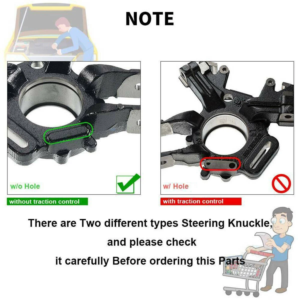 Teledu Steering Knuckle Rear Left For Aviator Explorer Mountaineer Mountainee