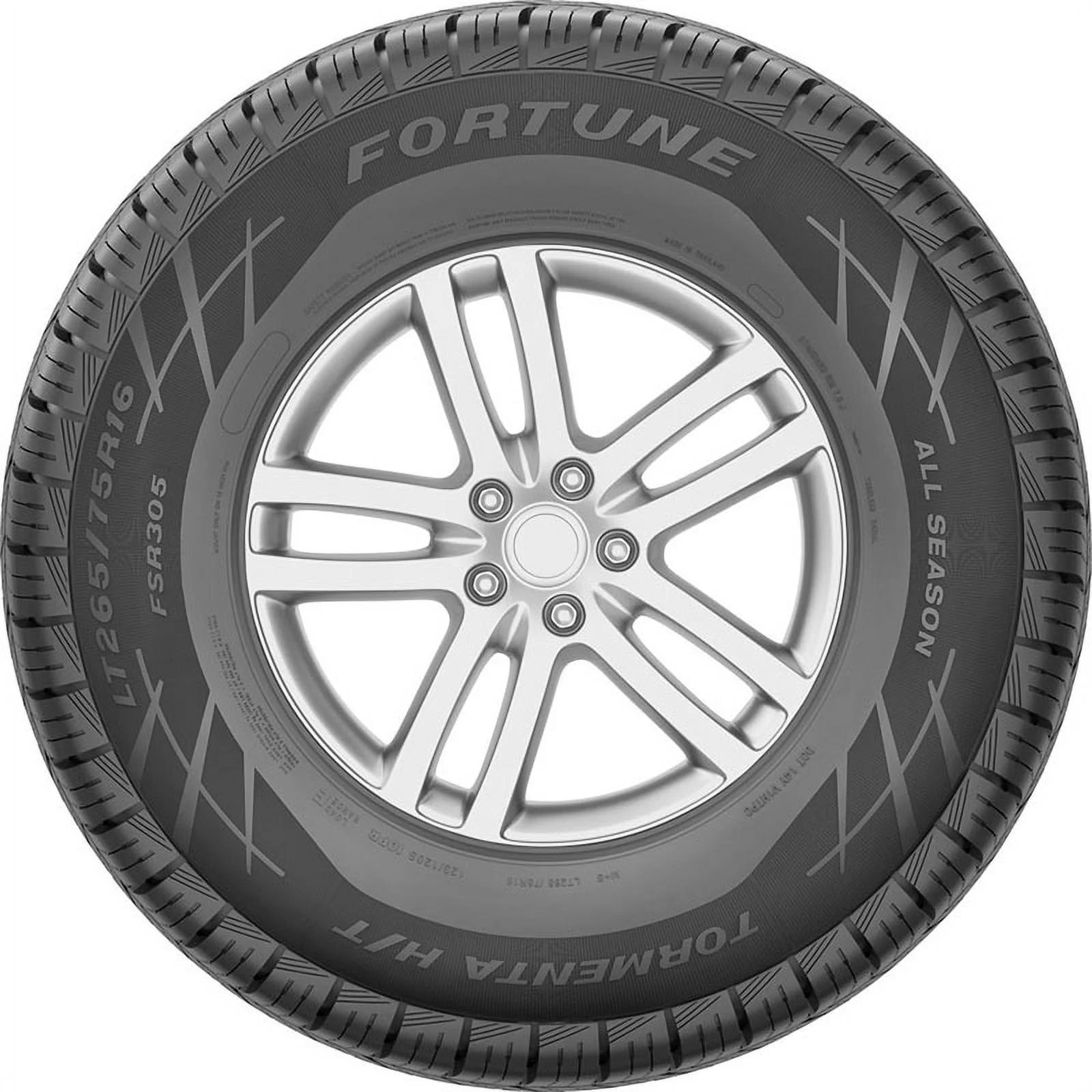 Set of 4 Fortune FSR305 215/75R15 100T Tires Fits: 1995 Jeep Wrangler Rio Grande, 1997-2001 Jeep Wrangler Sport