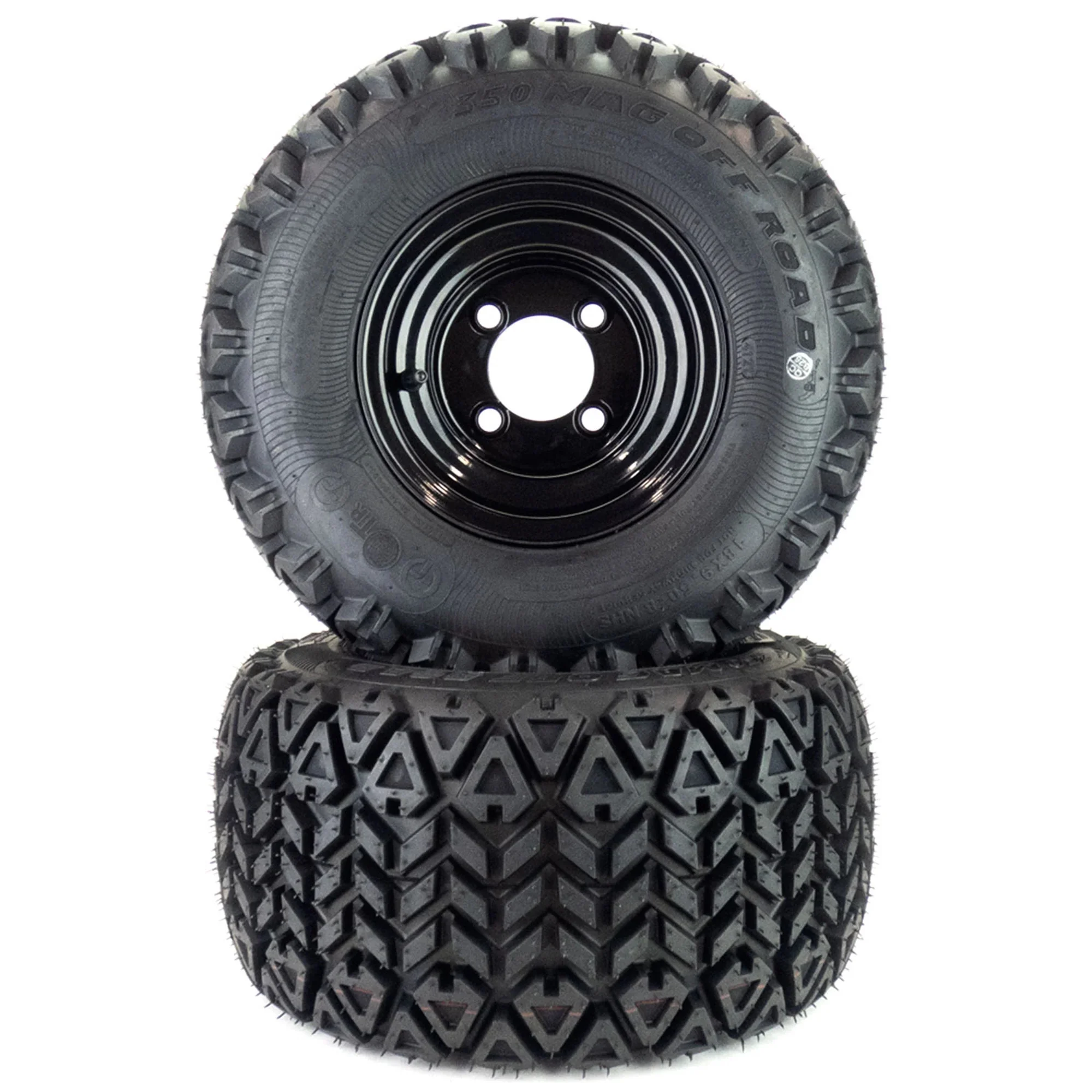 (2) All Terrain Tire Assemblies 18x9.50-8 Compatible With Bad Boy 48