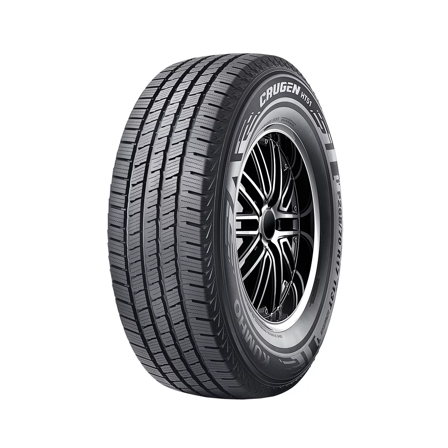 Set of 4 Kumho Crugen HT51 255/70R16 111T Tires Fits: 2004 Ford F-150 XL, 1999-2001 Chevrolet Silverado 1500 LT