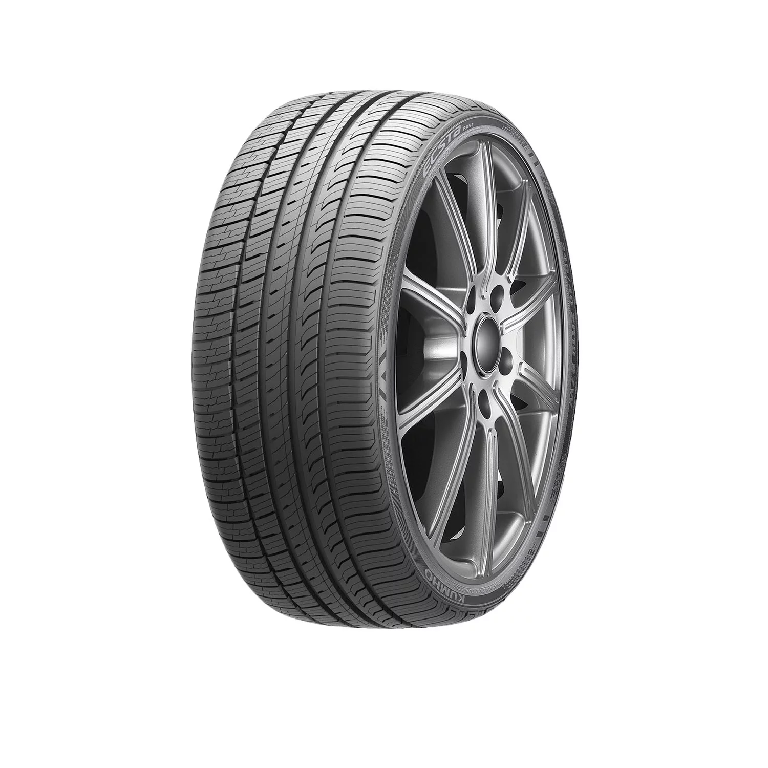 Set of 4 Kumho Ecsta PA51 215/50ZR17 95W XL Tires Fits: 2012-18 Ford Focus Titanium, 2016-18 Honda Civic EX-T