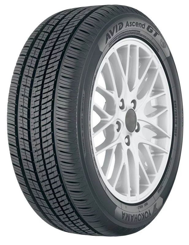 Set of 4 Yokohama Avid Ascend GT 215/50R17 95V XL Tires Fits: 2012-18 Ford Focus Titanium, 2016-18 Honda Civic EX-T