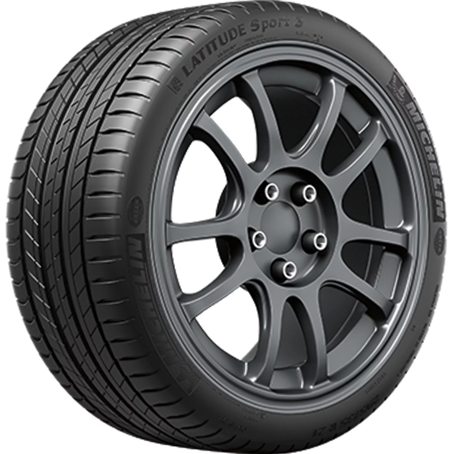 Set of 4 Michelin Latitude Sport 3 235/65R17 104W Tires Fits: 2017-18 Honda CR-V EX, 2019 Honda CR-V LX