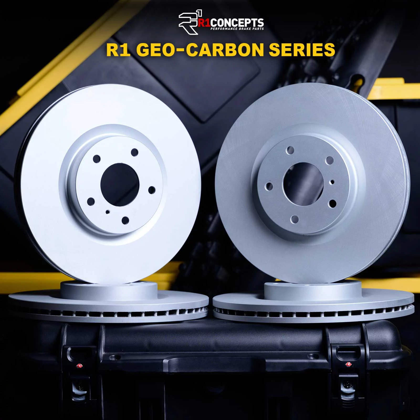 R1 Concepts Wdpn2 73017 R1 Concepts Brake Rotor Carbon Coated Fits select: 2000-2008 AUDI A4