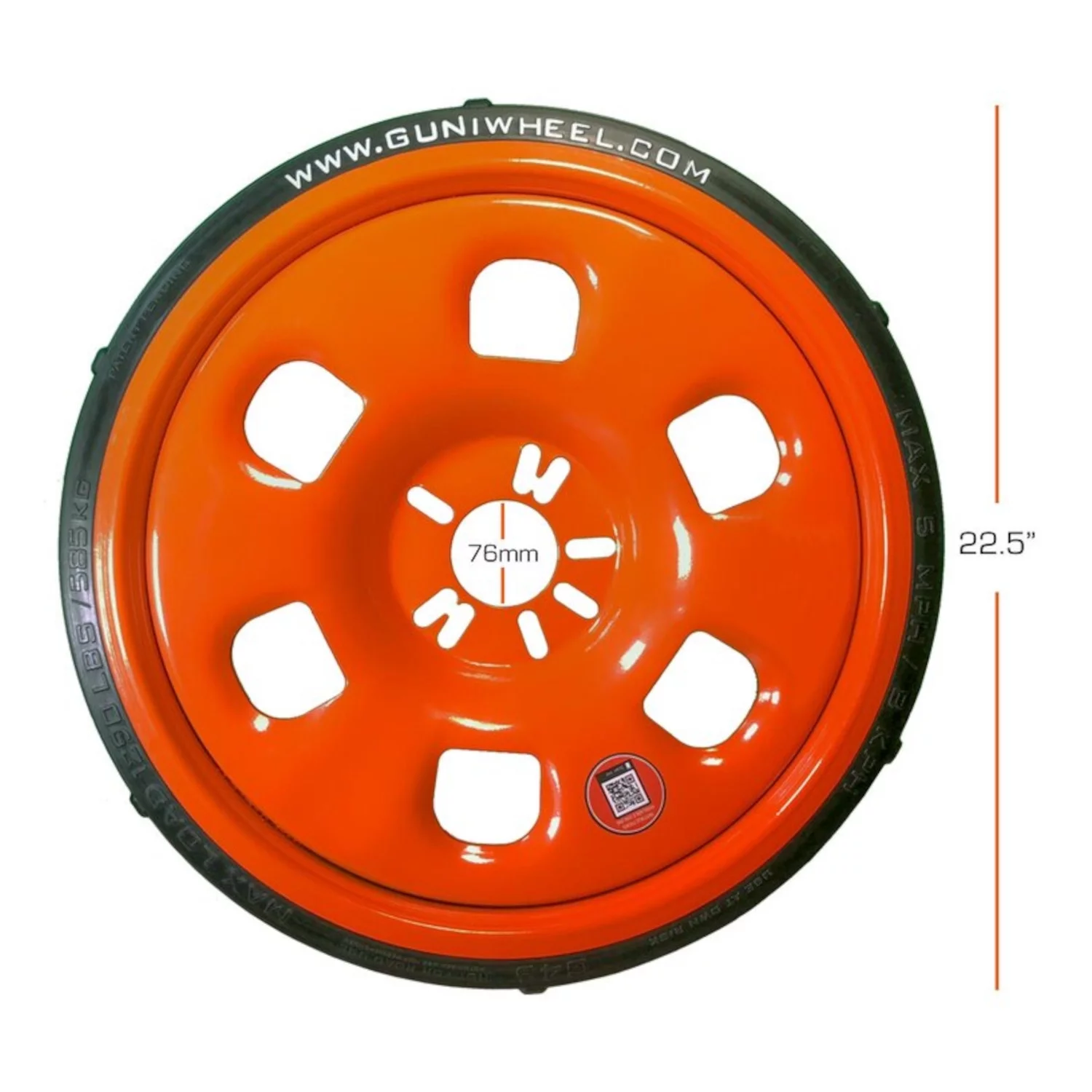 New Aftermarket GUNIWHEEL™ 45 Universal Tire / wheel system for most cars and light SUV vehicles fits