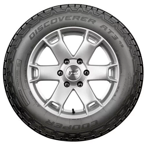 Cooper Discoverer AT3 4S 225/70R15 100T WL (2 Tires) Fits: 2005 Ford Escape XLT, 2000 Jeep Wrangler Sahara