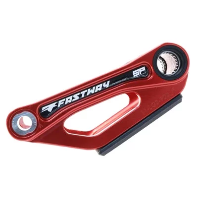 Fastway Adjustable Linkage Guard with Replaceable Skid Plate Red for Beta 500 RS 2015-2016