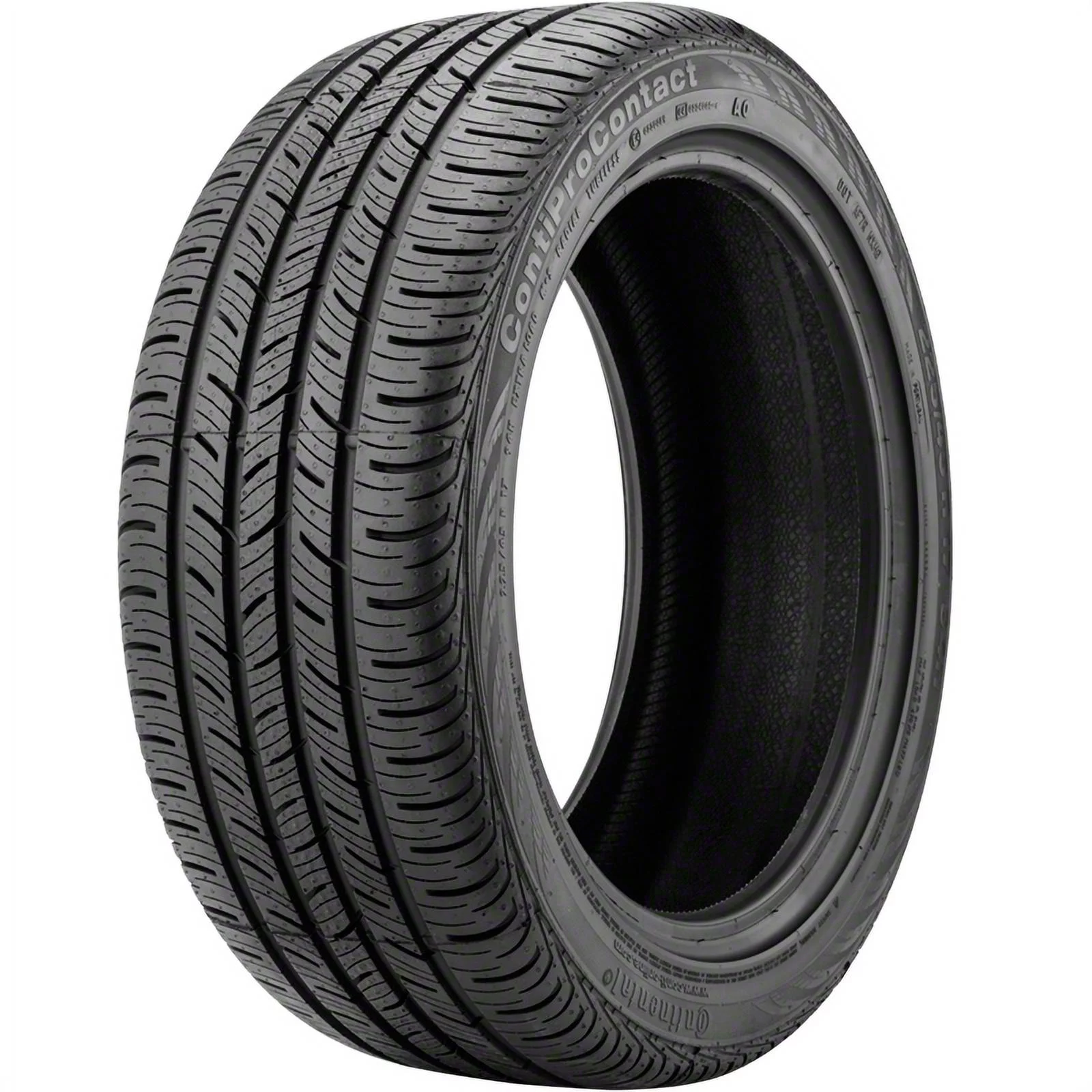 Continental ContiProContact 255/45R19 100 V Tire Fits: 2010-19 Ford Taurus SEL, 2020 Volkswagen Tiguan Highline
