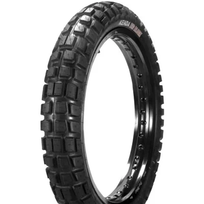 Kenda K784 Big Block Dual Sport Adventure Front Tire 90/90x21 (54T) Tube/Tubeless for Honda XL350 1974-1978