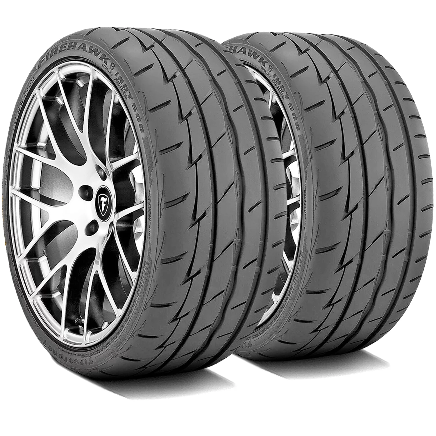 Pair of 2 (TWO) Firestone Firehawk Indy 500 255/35R20 97W XL High Performance Tires