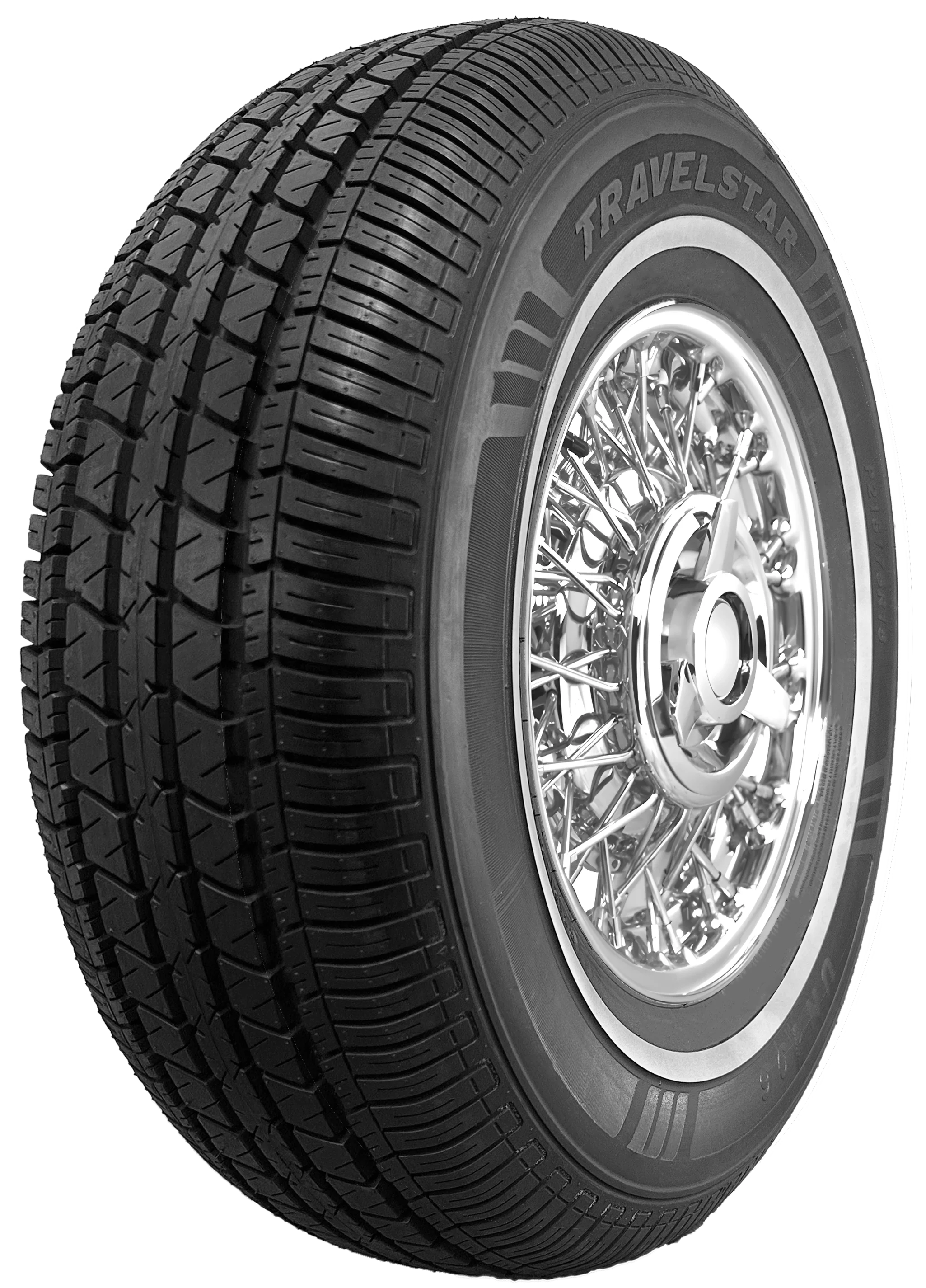 Travelstar UN106 All Season 175/75R14 86T Passenger Tire 175/75/14,White Wall 14mm