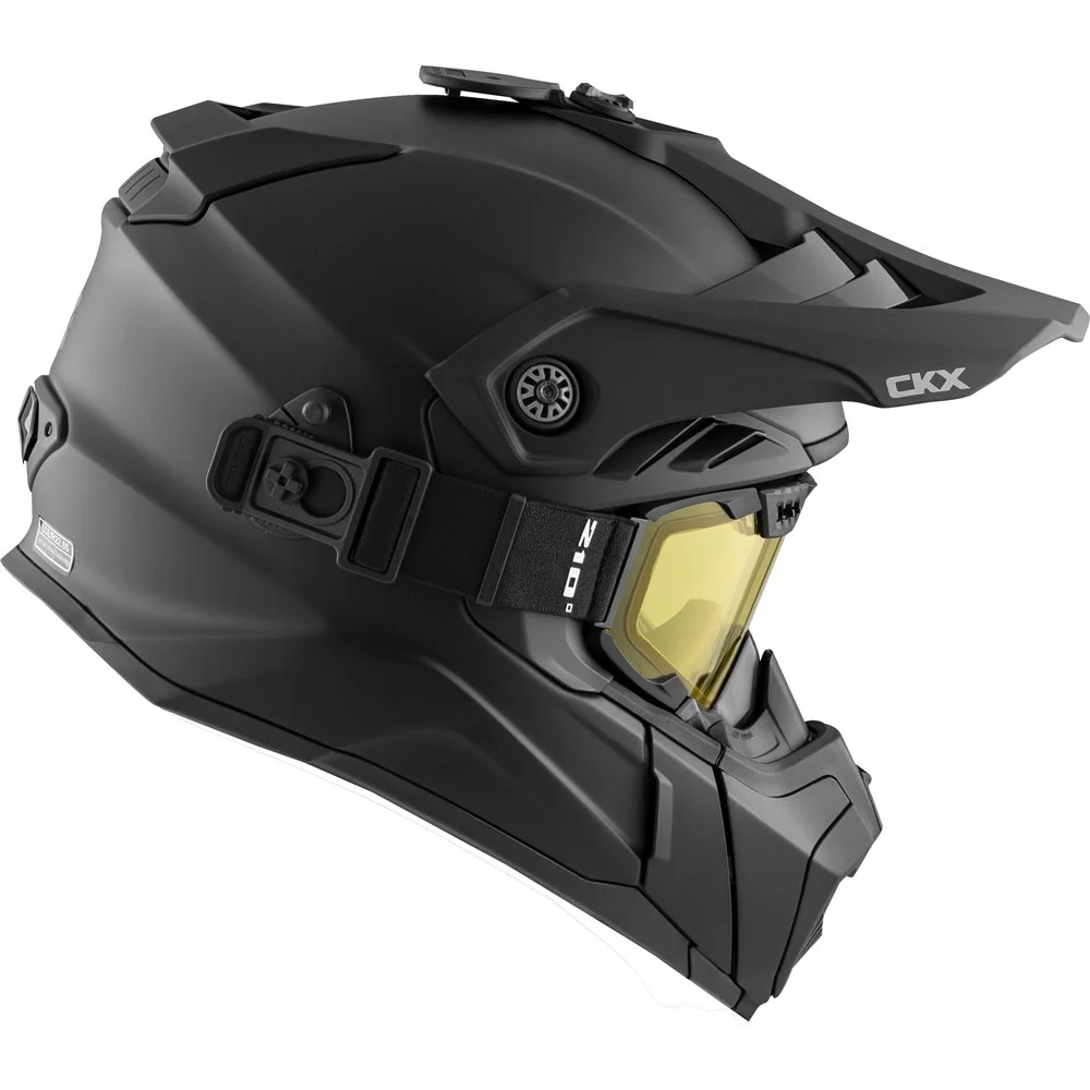 CKX Titan Air Flow Backcountry Snowmobile Helmet w 210 Goggles Matte Black - Small - 509742