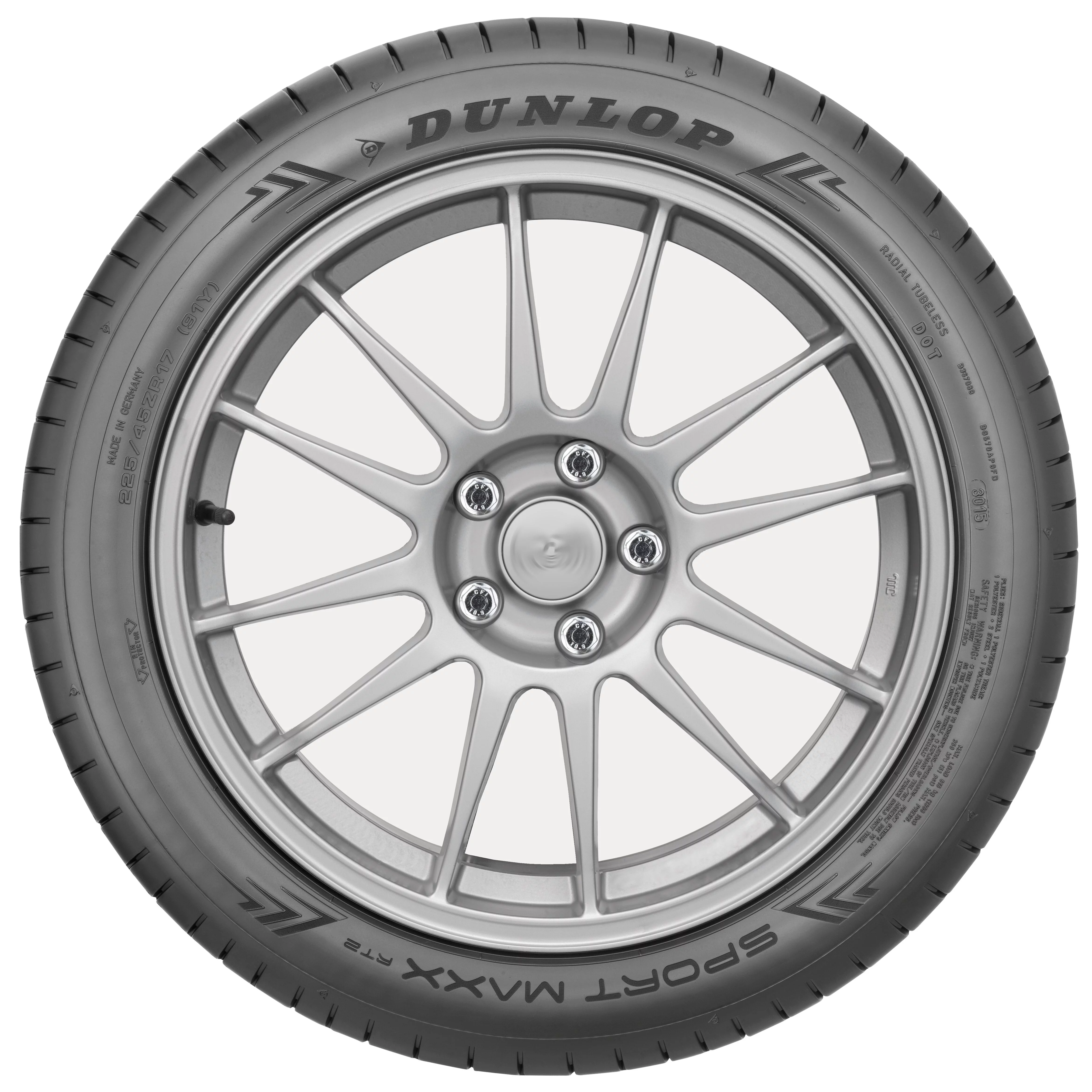 Dunlop Sport Maxx Rt2 245/35ZR19 93Y Performance Tire Fits: 2010-16 Mercedes-Benz E350 Base, 2018 Audi A4 Quattro Technik