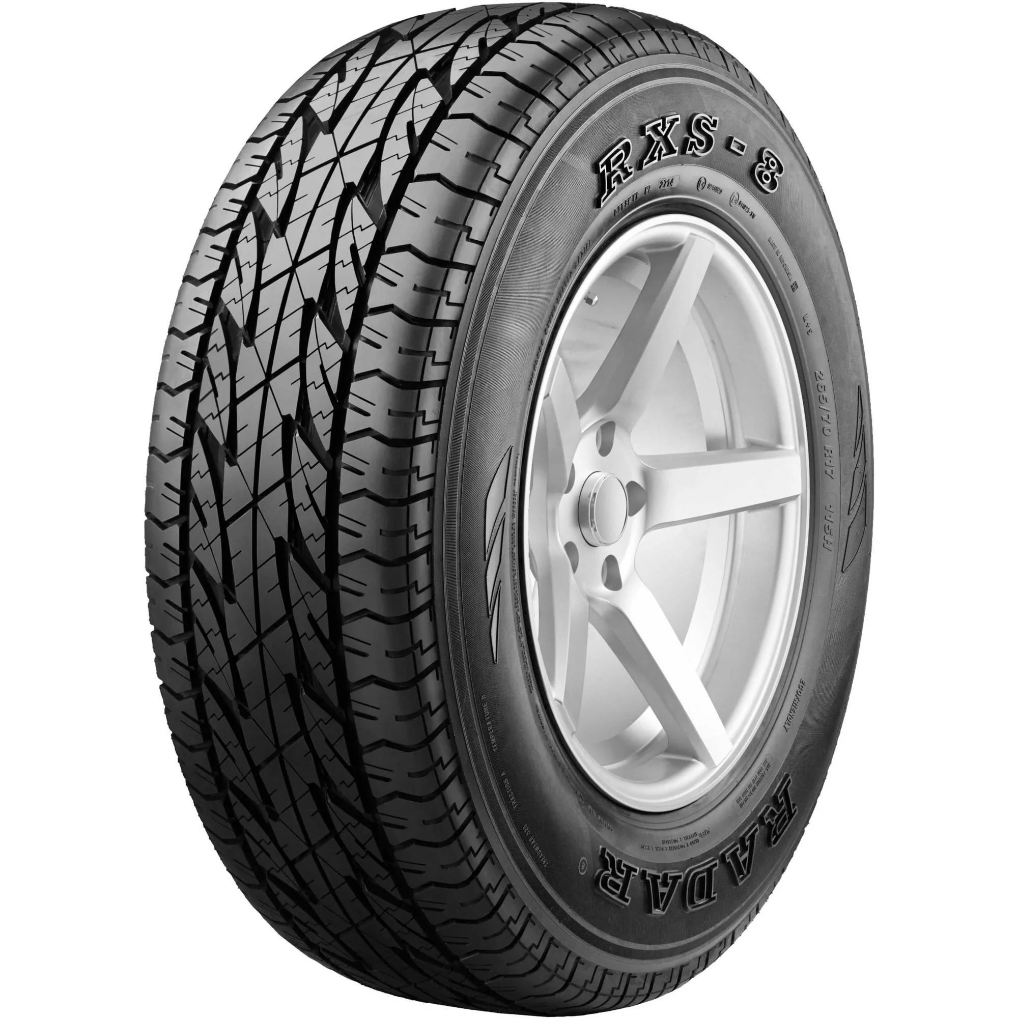 Radar RXS8 265/70R15 112T Passenger Tire Fits: 1999-2004 Nissan Frontier XE, 2000-04 Nissan Xterra XE