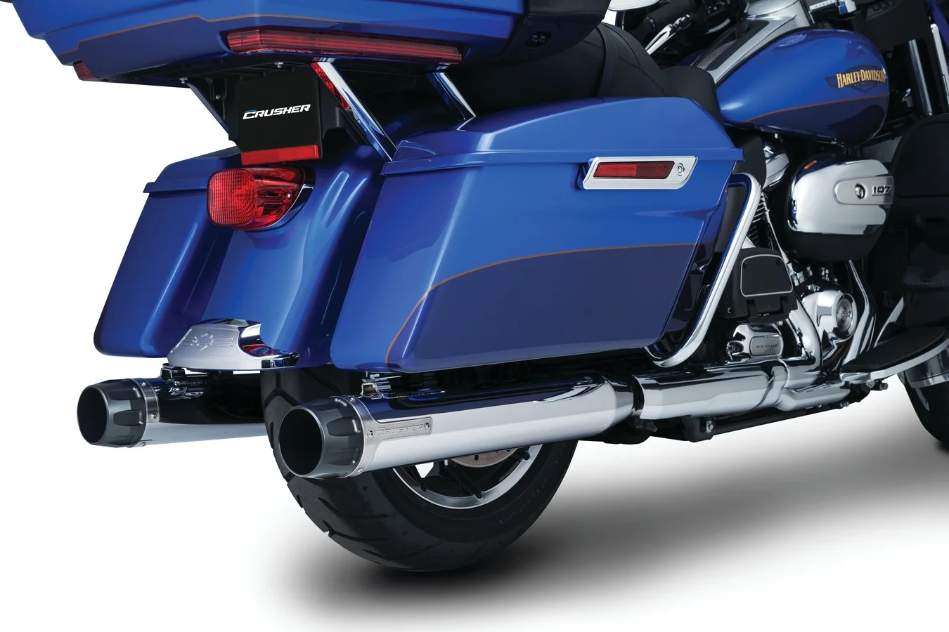 KURYAKYN-CRUSHER EXHAUST Crusher Maverick Exhaust Chrome 4