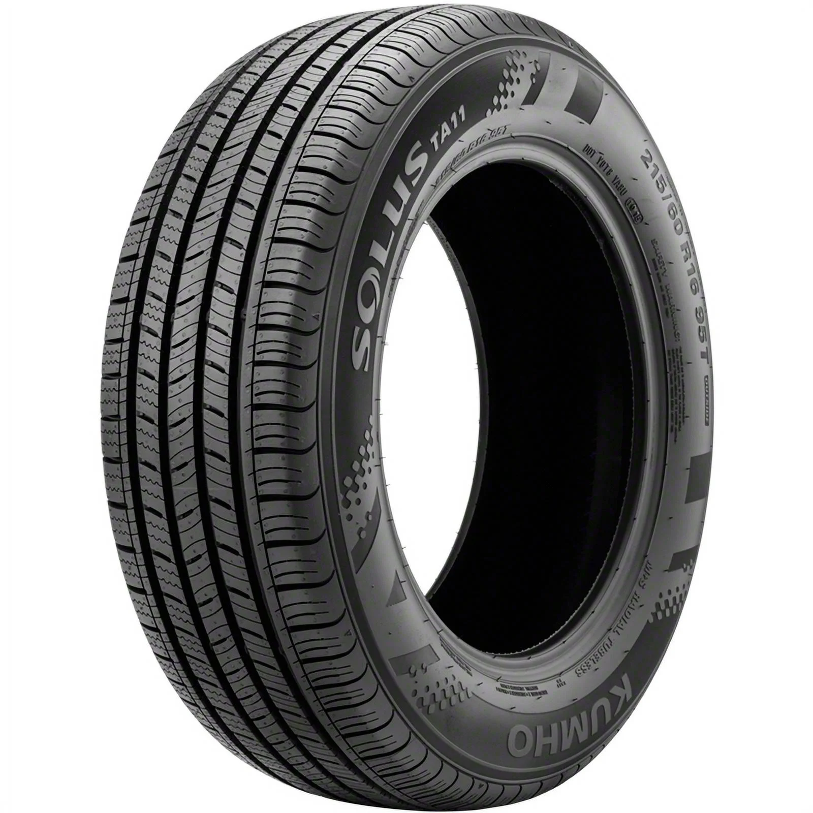 Set of 2 Kumho Solus TA11 215/65R15 96T Tires Fits: 2001-03 Toyota Sienna XLE, 1998-2000 Nissan Frontier XE