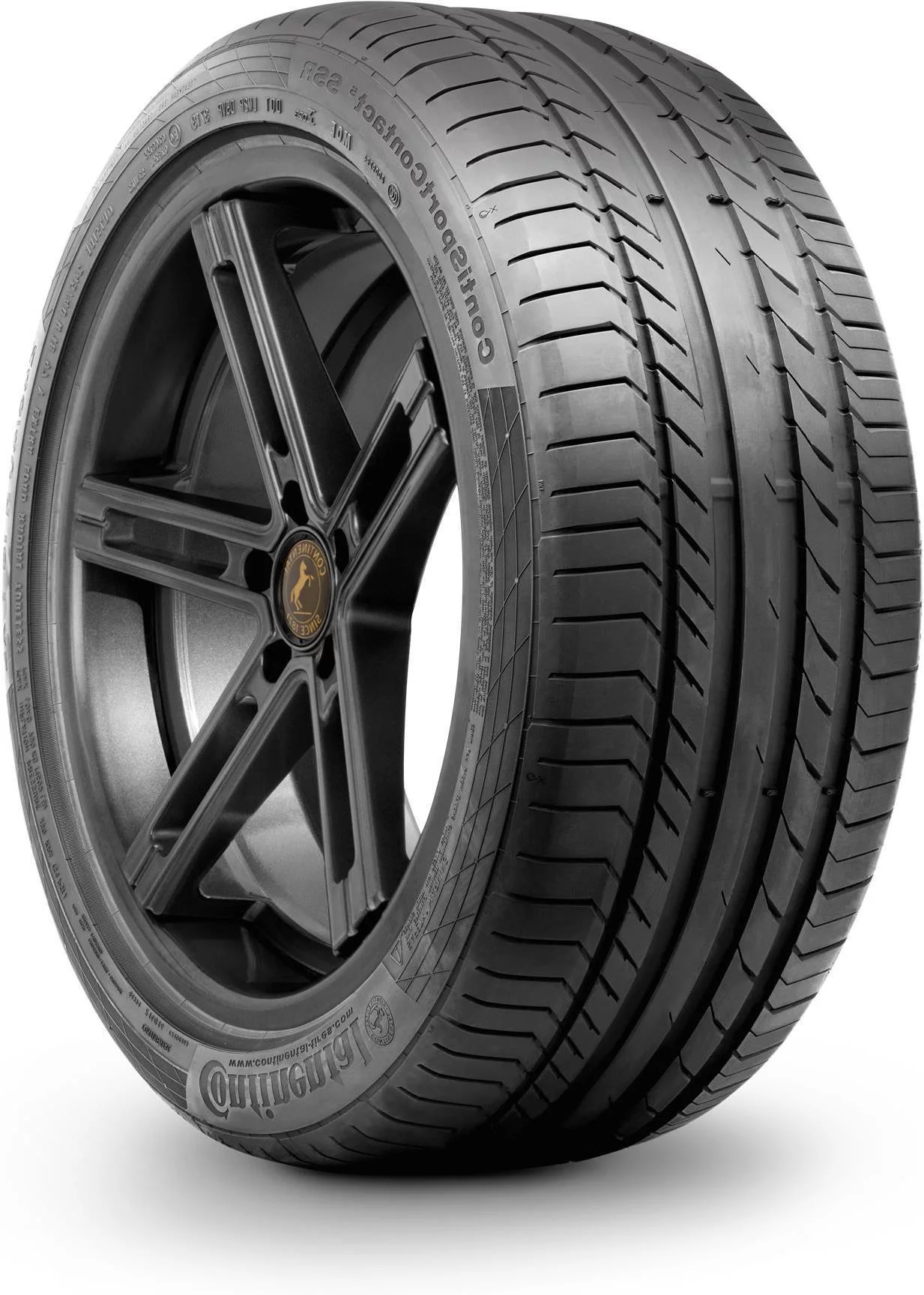 Continental ContiSportContact 5 225/40R18 92 Y Tire Fits: 2014-15 Honda Civic Si, 2013 Toyota Corolla LE