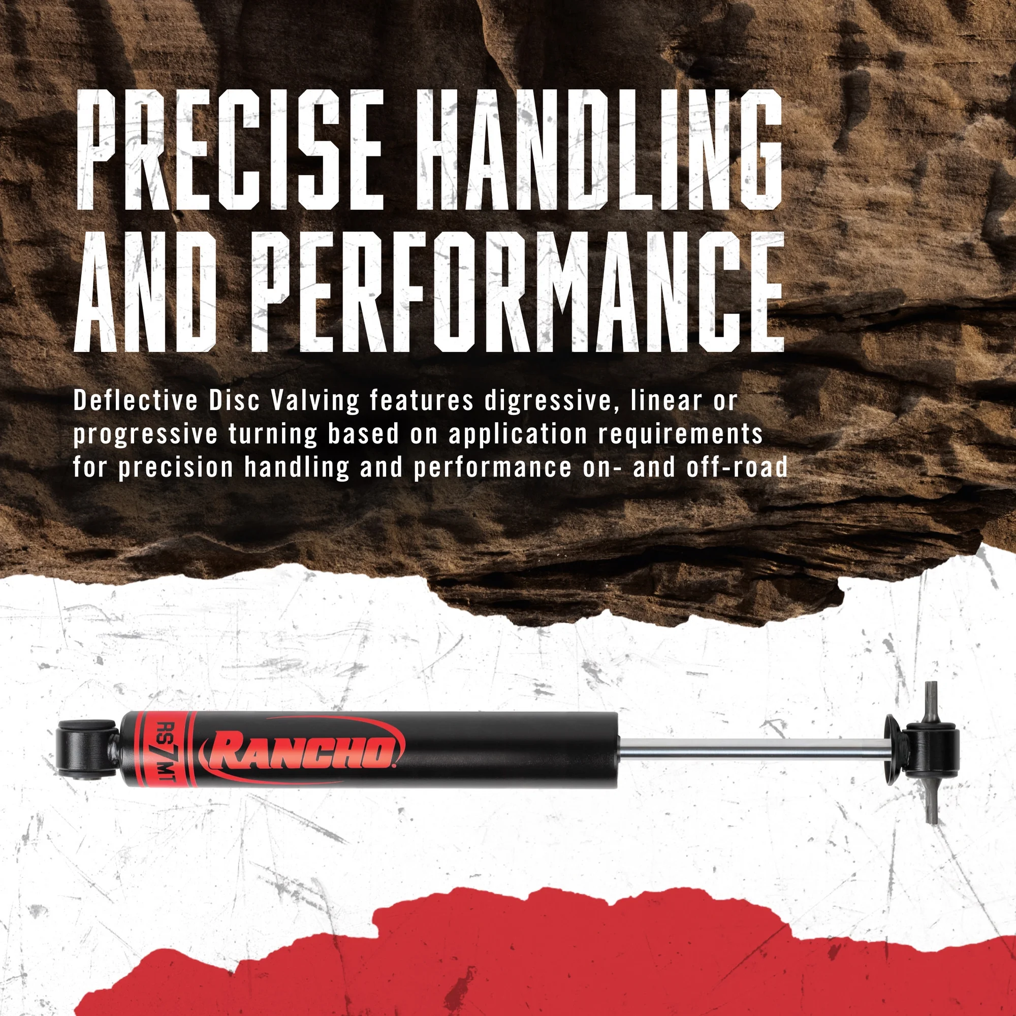 Rancho RS77149 Shock Absorber Fits select: 2014-2020 FORD F150, 2021 FORD F150 SUPER CAB