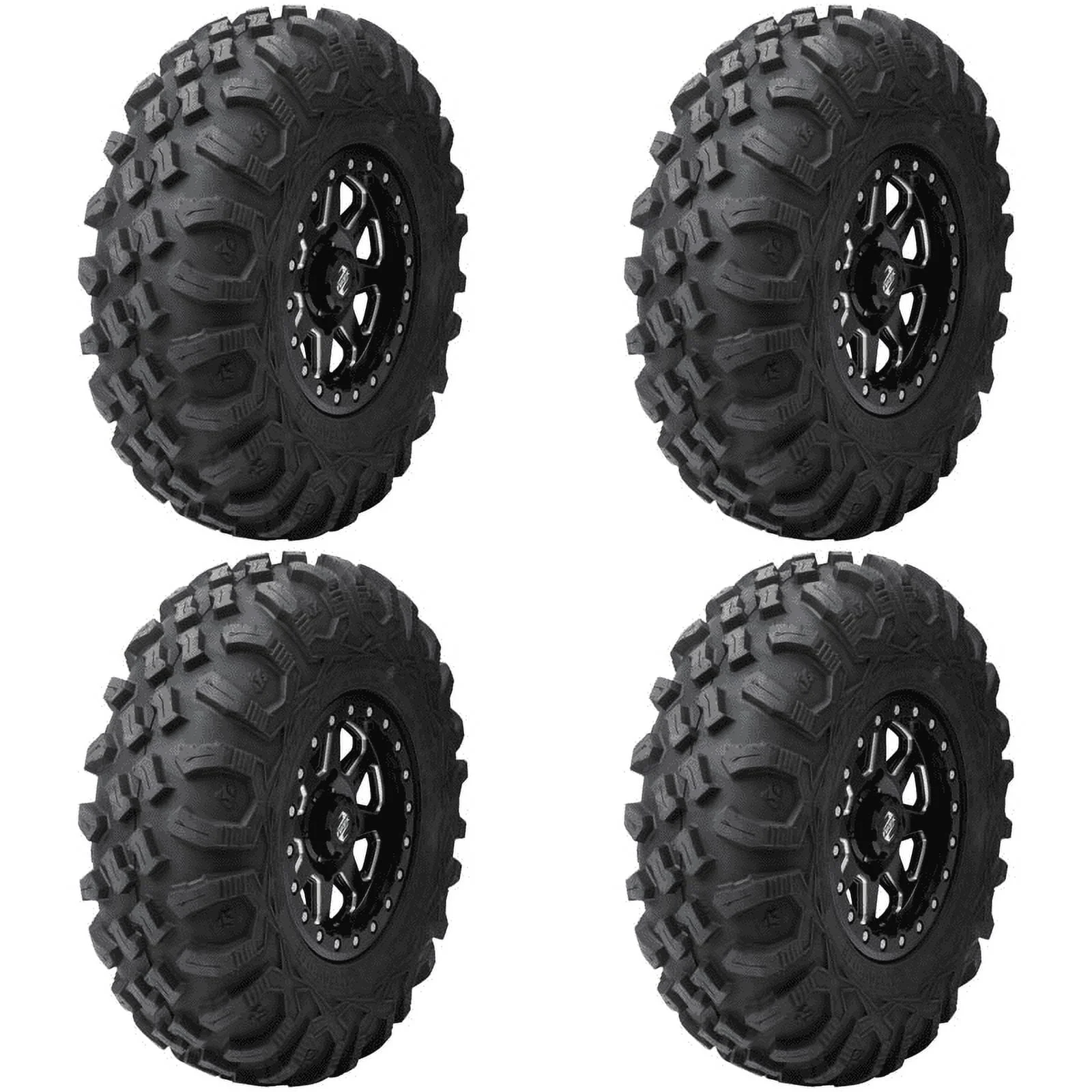 (4 Pack) Tusk Megabite Radial Tire 30x10-14 For YAMAHA YXZ1000R SS XT-R 2020-2022