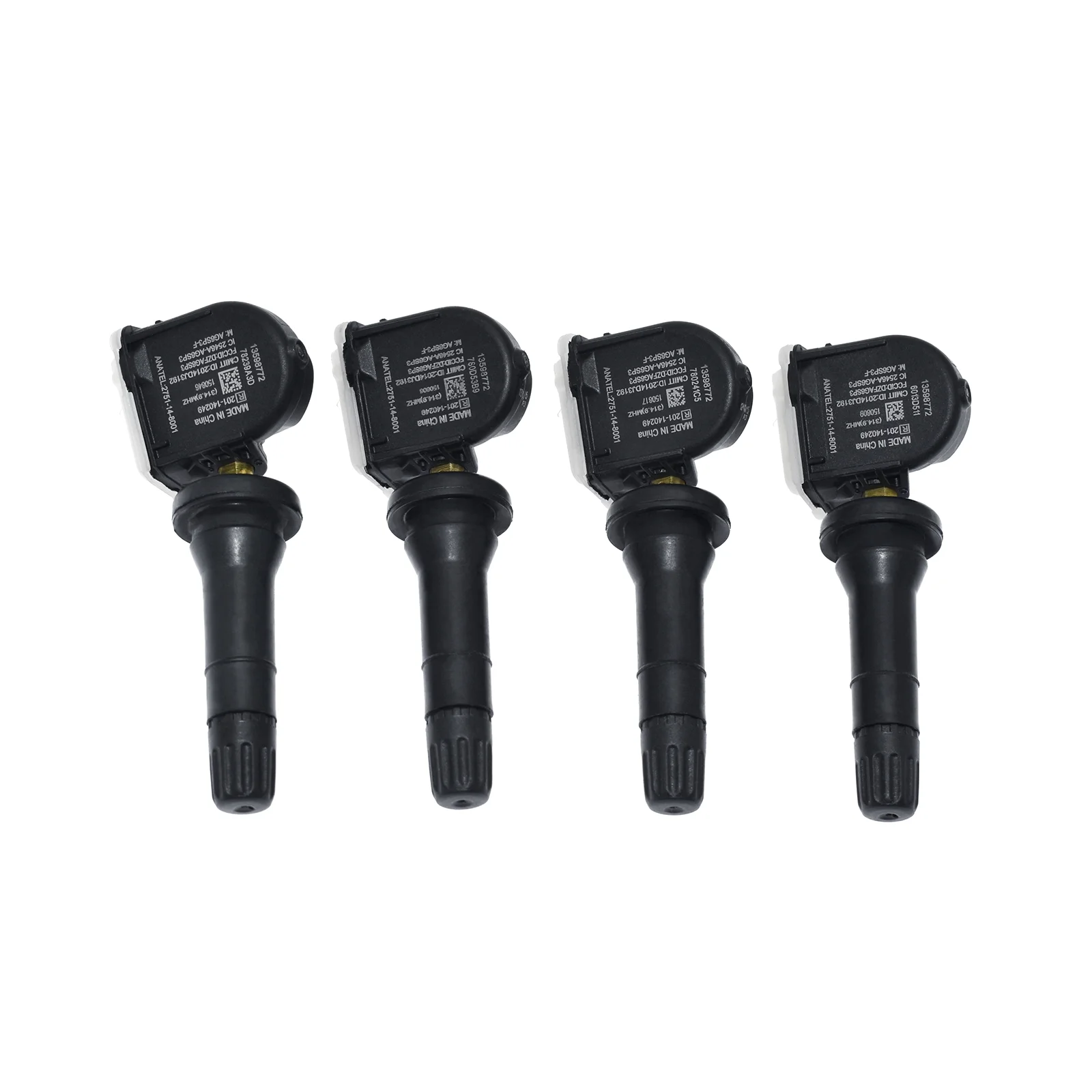 4Pcs TPMS Tire Pressure Monitoring System for Buick Cadilliac Chevrolet 13598771 13598772