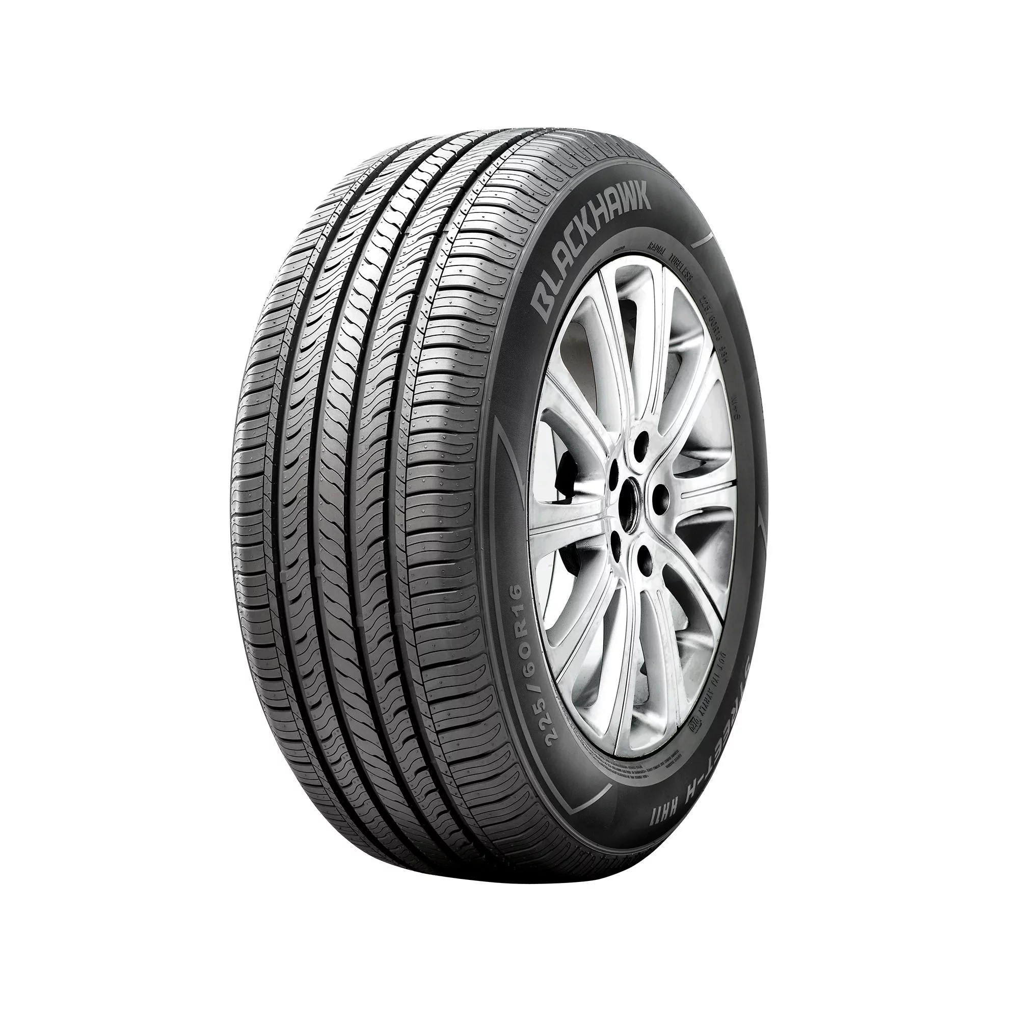 Set of 2 BlackHawk Street-H HH11 205/55R16 91H Tires Fits: 2012-13 Honda Civic EX-L, 2014-15 Honda Civic EX