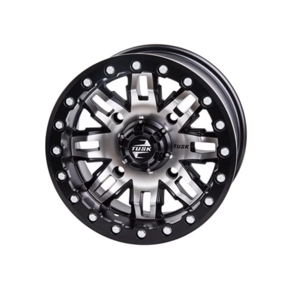 4/156 Teton Beadlock Wheel 15x7 5.0 + 2.0 Machined/Black for Tracker XTR 1000 2020