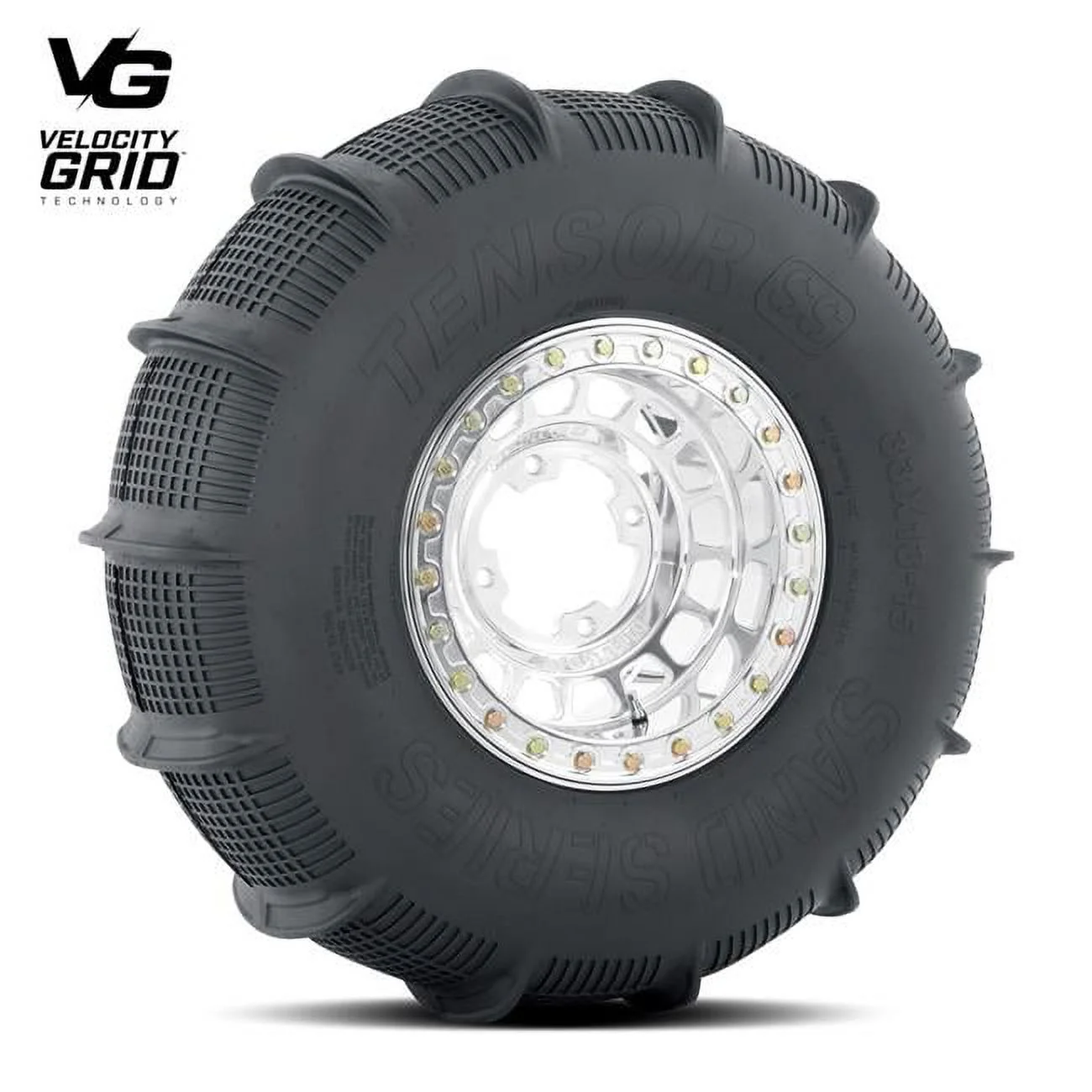 33 x 13 in. 14 Paddles 1 in. Tensor Tire Sand Series Hard Compound Rear Tire