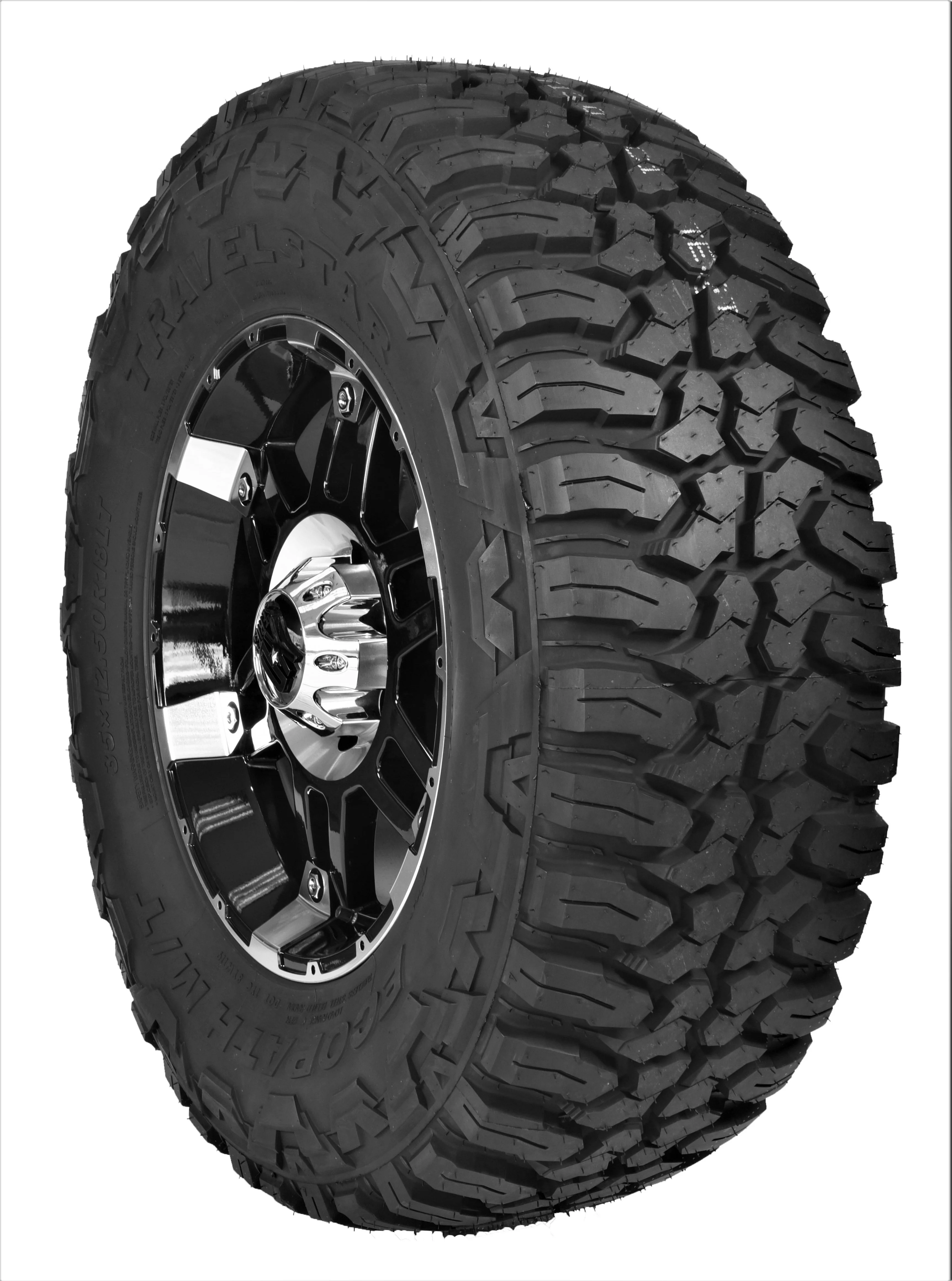 2 New Travelstar EcoPath M/T All-Terrain Tires - 33X12.50R20 114Q LRE 10PLY