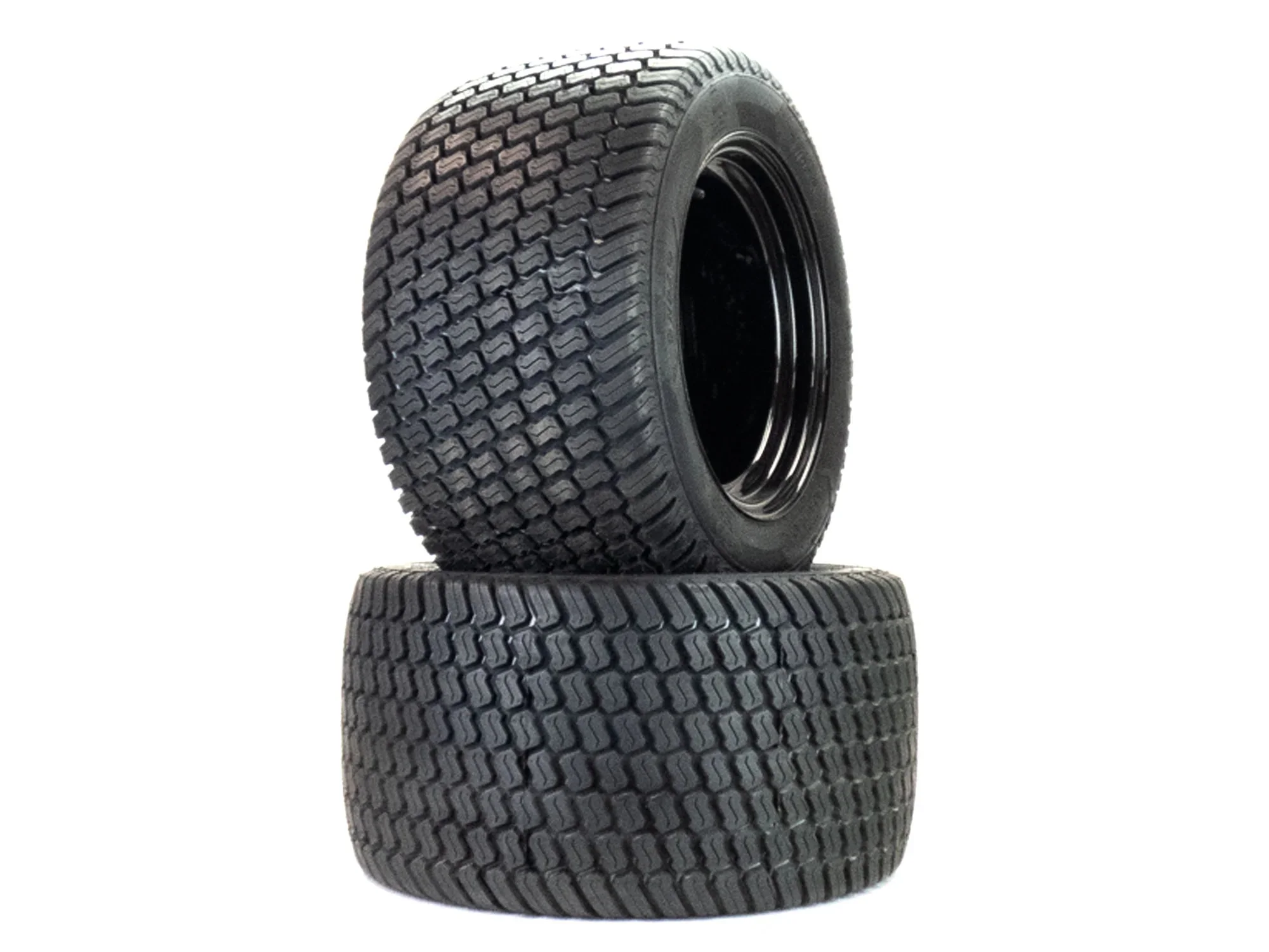 (2) Flat Free Turf Tire Assemblies 24x12.00-12 Compatible With Bad Boy Outlaw 54