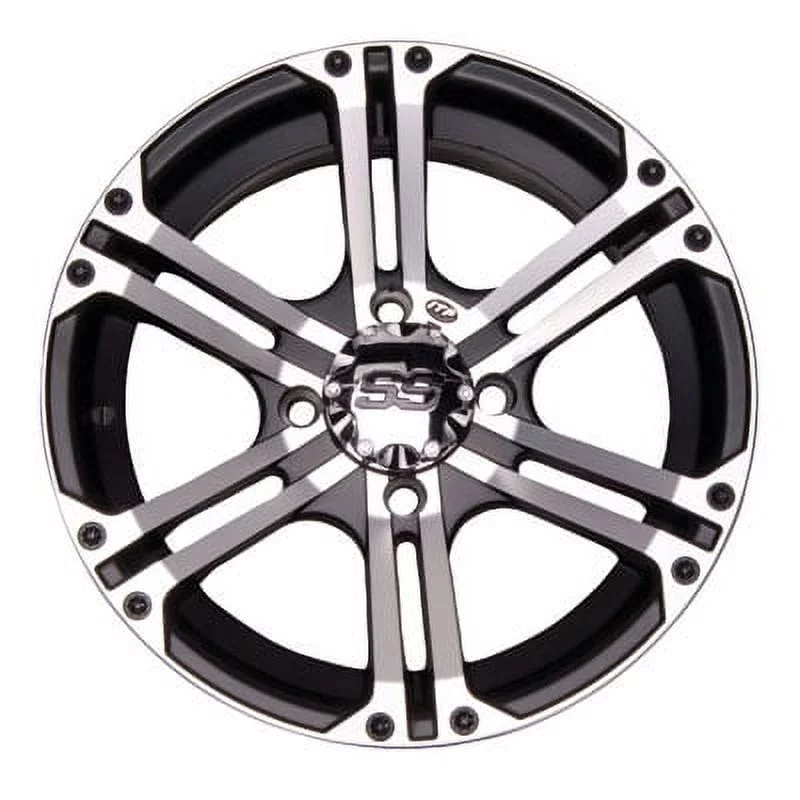 4/110 ITP SS212 Alloy Series Wheel 12x7 2.0 + 5.0 Machined for Honda TRX 300P FOURTRAX 1988-2000