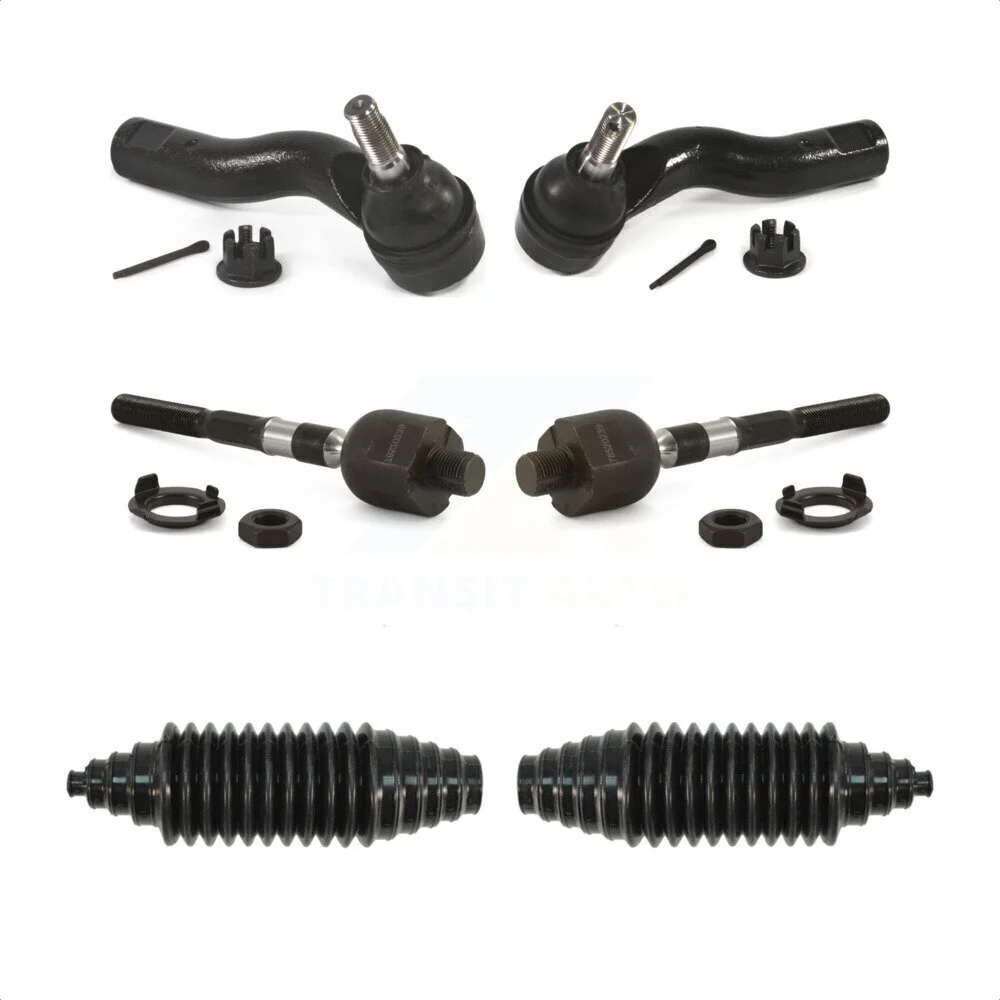 Transit Auto - Front Steering Tie Rod End & Boot Kit For 2010-2012 Ford Fusion 3.5L KTB-100811