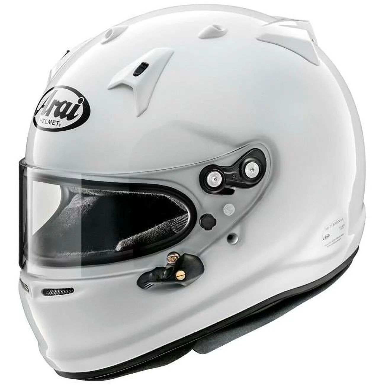 Arai Helmet GP-7 Closed Face Snell SA2020 Head & Neck Support Ready Helmet - White - Medium