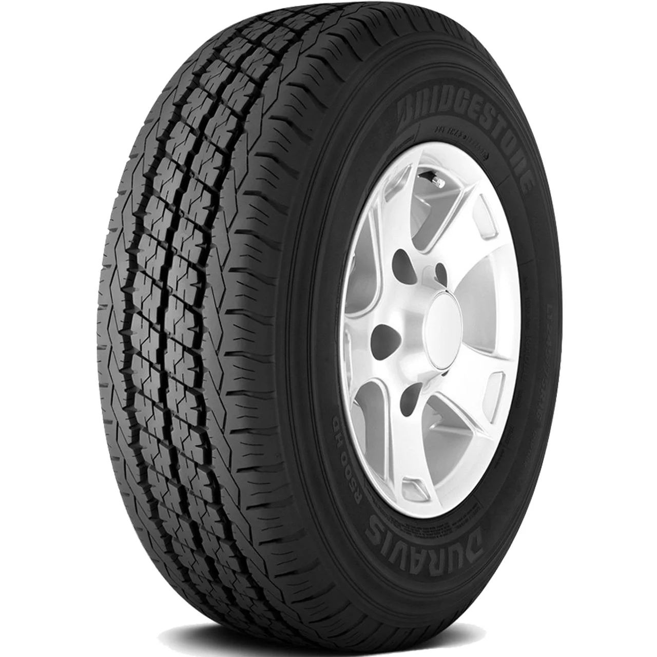 4 New Bridgestone Duravis R500 HD All-Season Tires - LT245/75R16 10PLY Fits: 2000-04 Ford F-150 Lariat, 1994-2002 Dodge Ram 2500 Base
