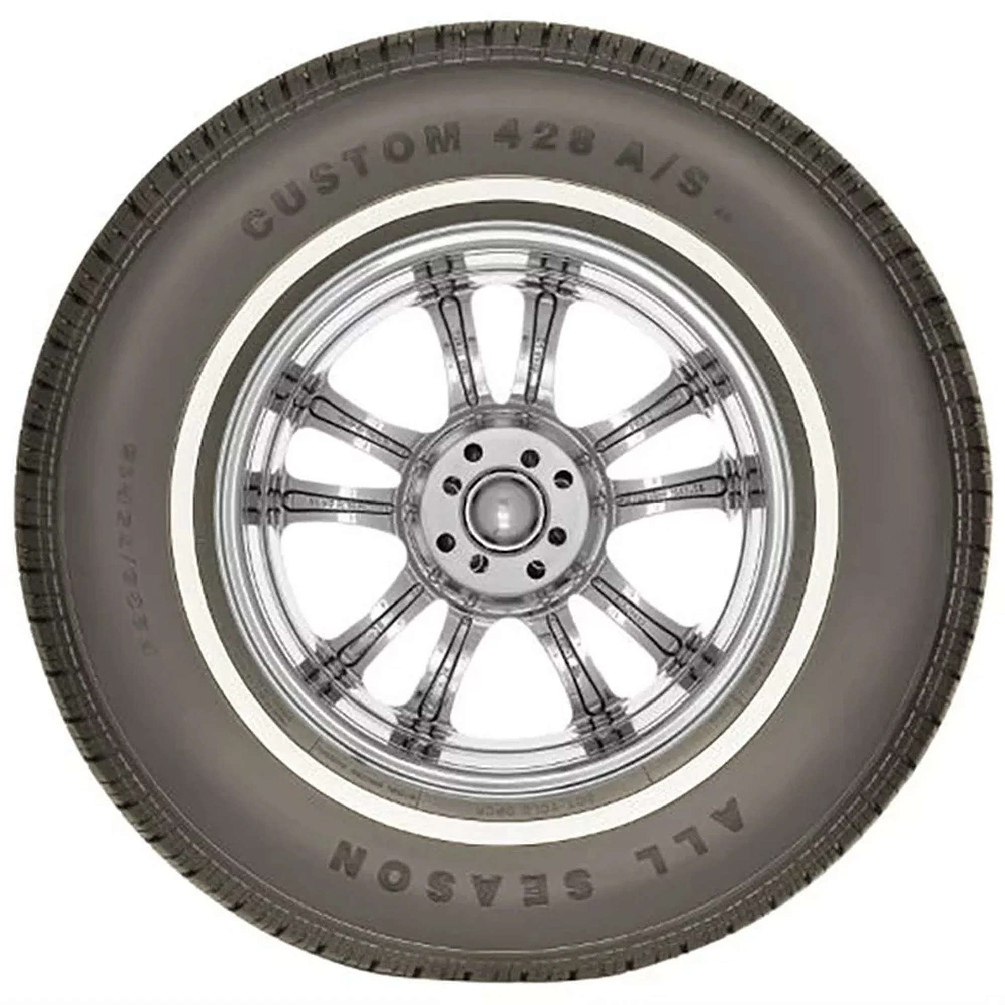 Custom 428 All Season P195/75R14 92S WSW Fits: 1996-2000 Toyota Tacoma DLX, 1991-95 Toyota Pickup DLX
