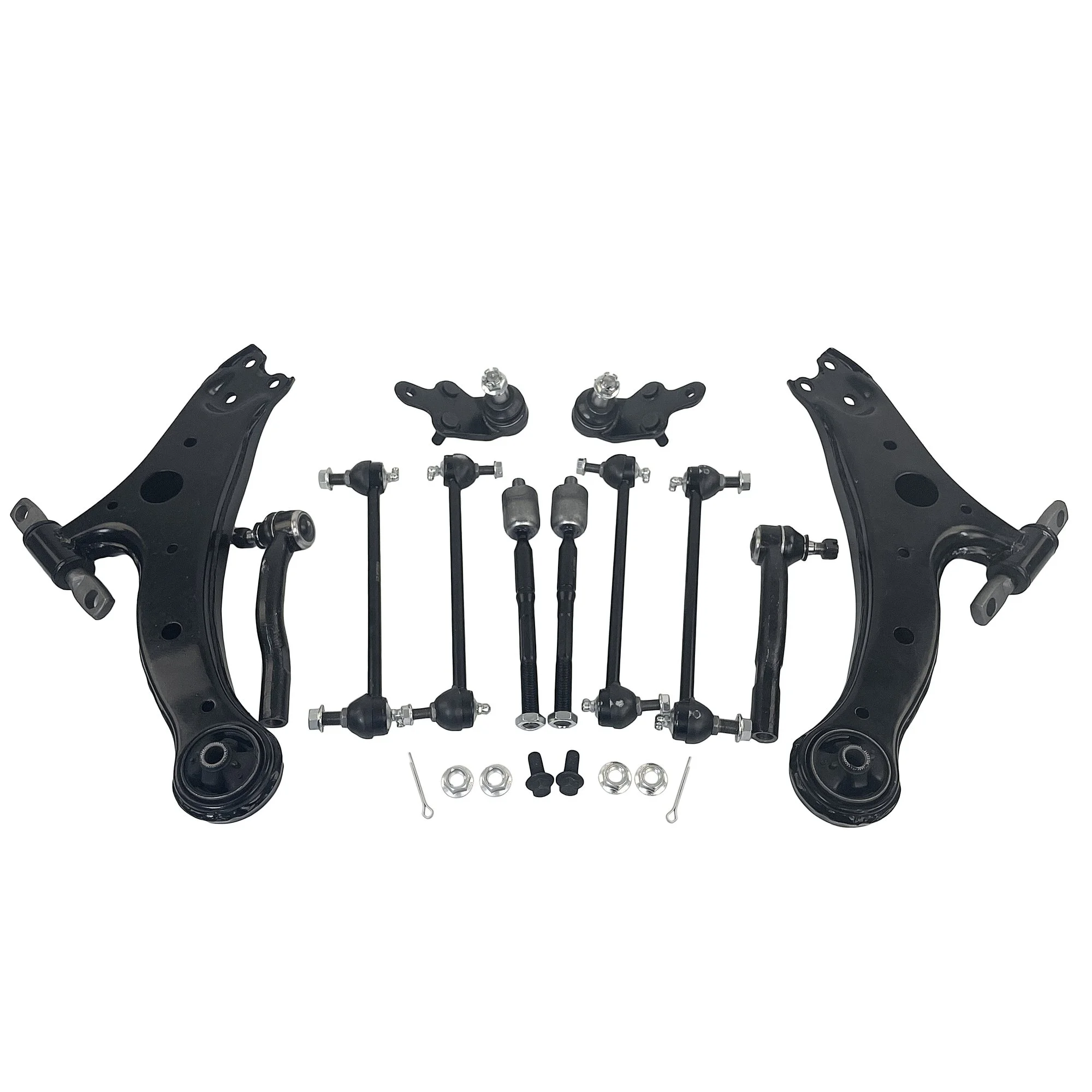 12Pcs Front & Rear Steering & Suspension Kits for Toyota Camry Xle Se Le Ce Base 2007 2008 2009 2010 2011